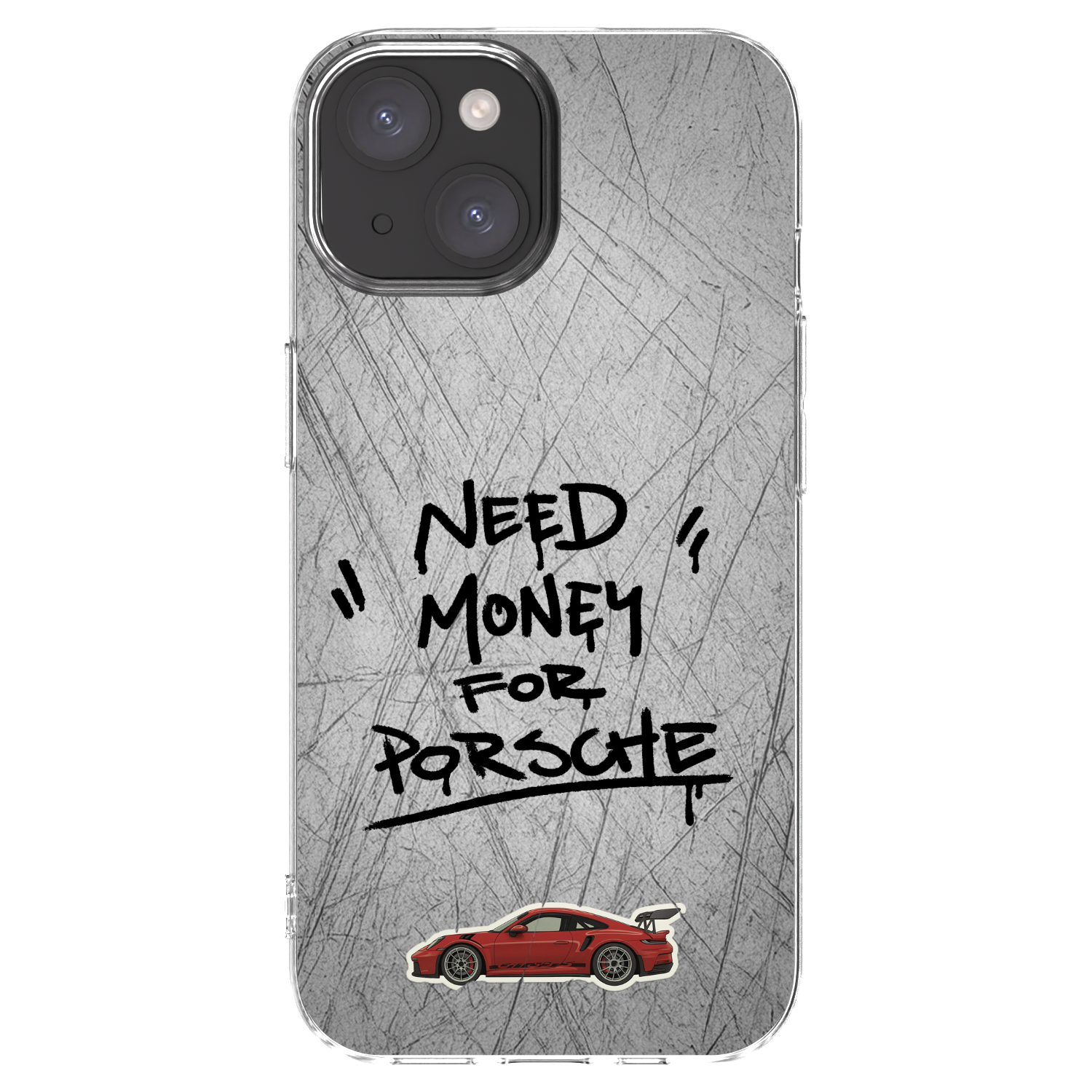 Picasee átlátszó szilikon tok az alábbi mobiltelefonokra Apple iPhone 15 - Grey Drift