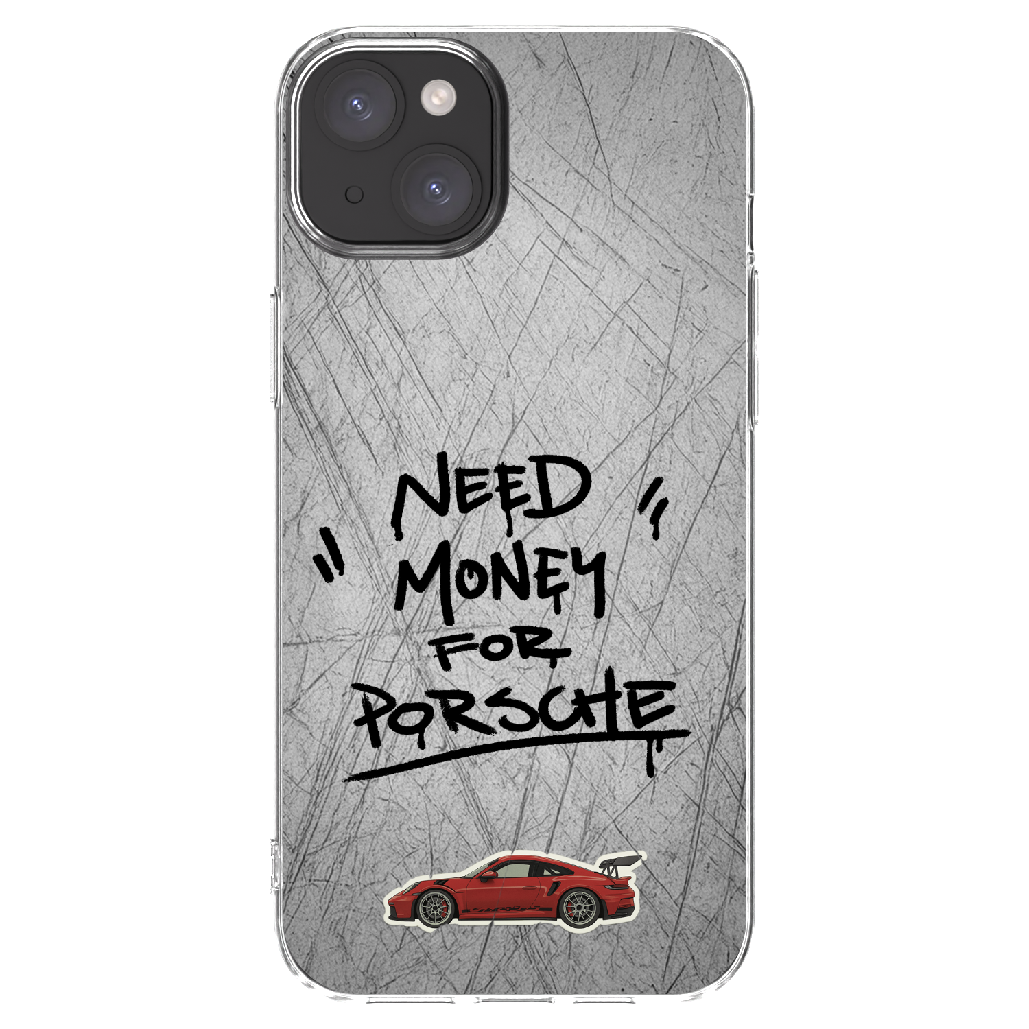 Picasee átlátszó szilikon tok az alábbi mobiltelefonokra Apple iPhone 15 Plus - Grey Drift
