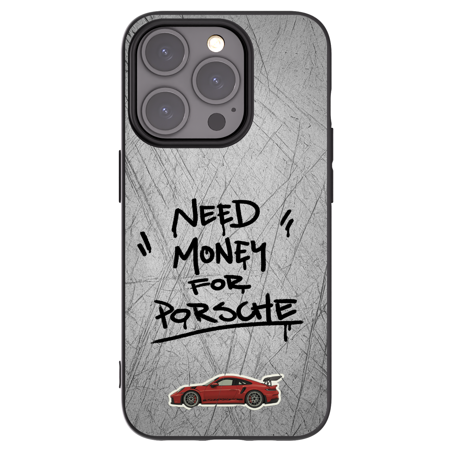 Picasee fekete szilikon tok az alábbi mobiltelefonokra Apple iPhone 15 Pro - Grey Drift