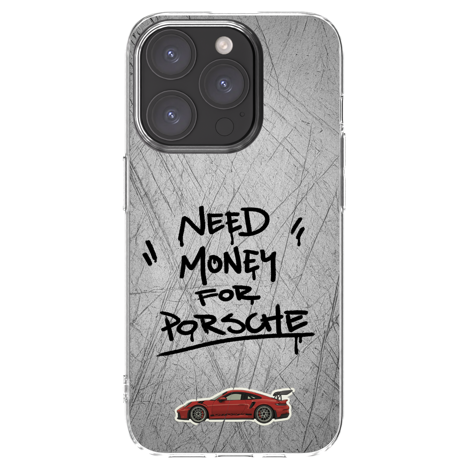 Picasee átlátszó szilikon tok az alábbi mobiltelefonokra Apple iPhone 15 Pro - Grey Drift