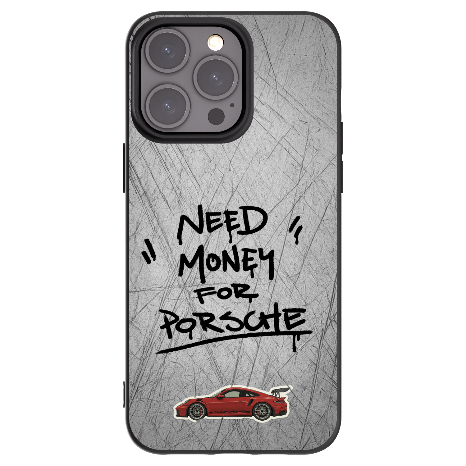 Picasee fekete szilikon tok az alábbi mobiltelefonokra Apple iPhone 15 Pro Max - Grey Drift