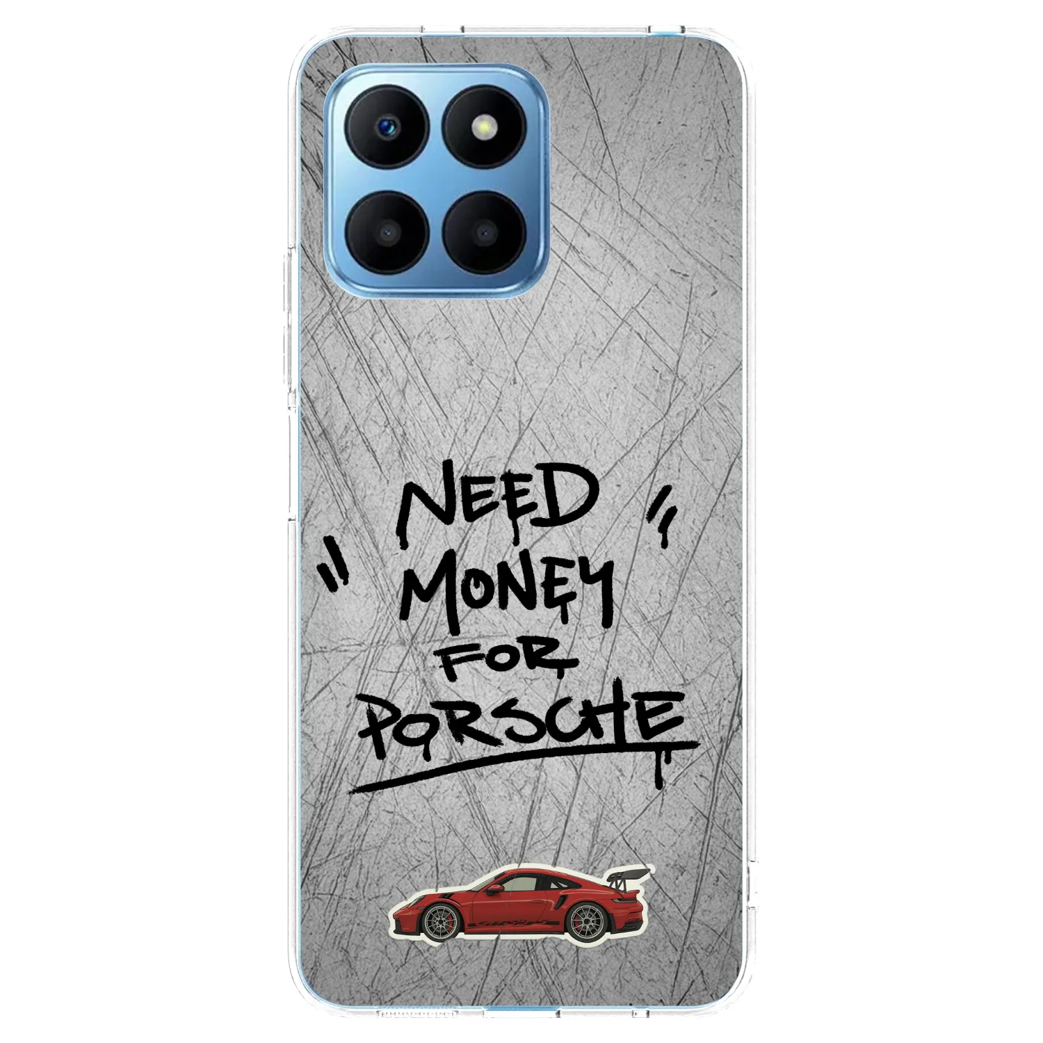 Picasee átlátszó szilikon tok az alábbi mobiltelefonokra Honor 70 Lite - Grey Drift