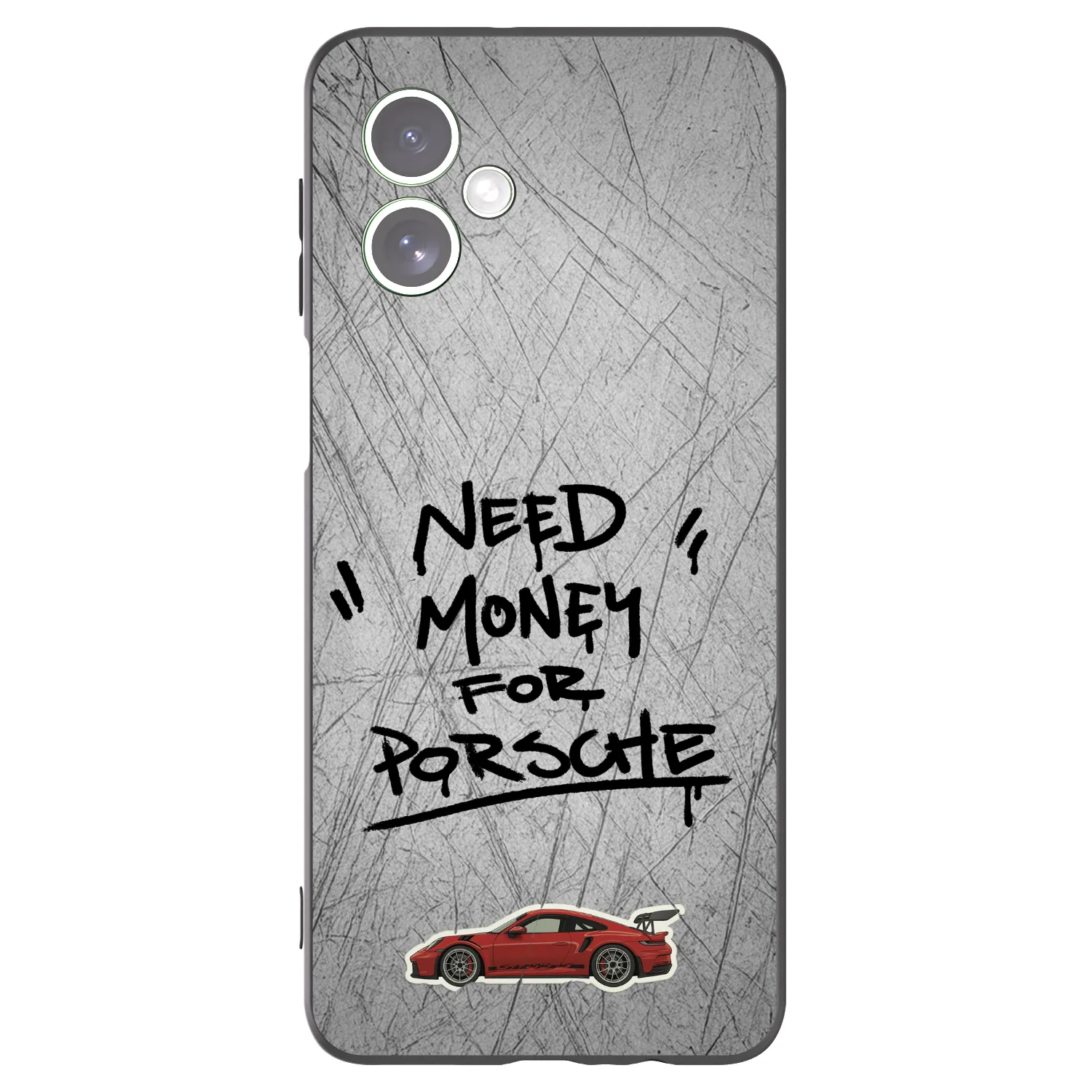 Picasee fekete szilikon tok az alábbi mobiltelefonokra Motorola Moto G54 5G - Grey Drift