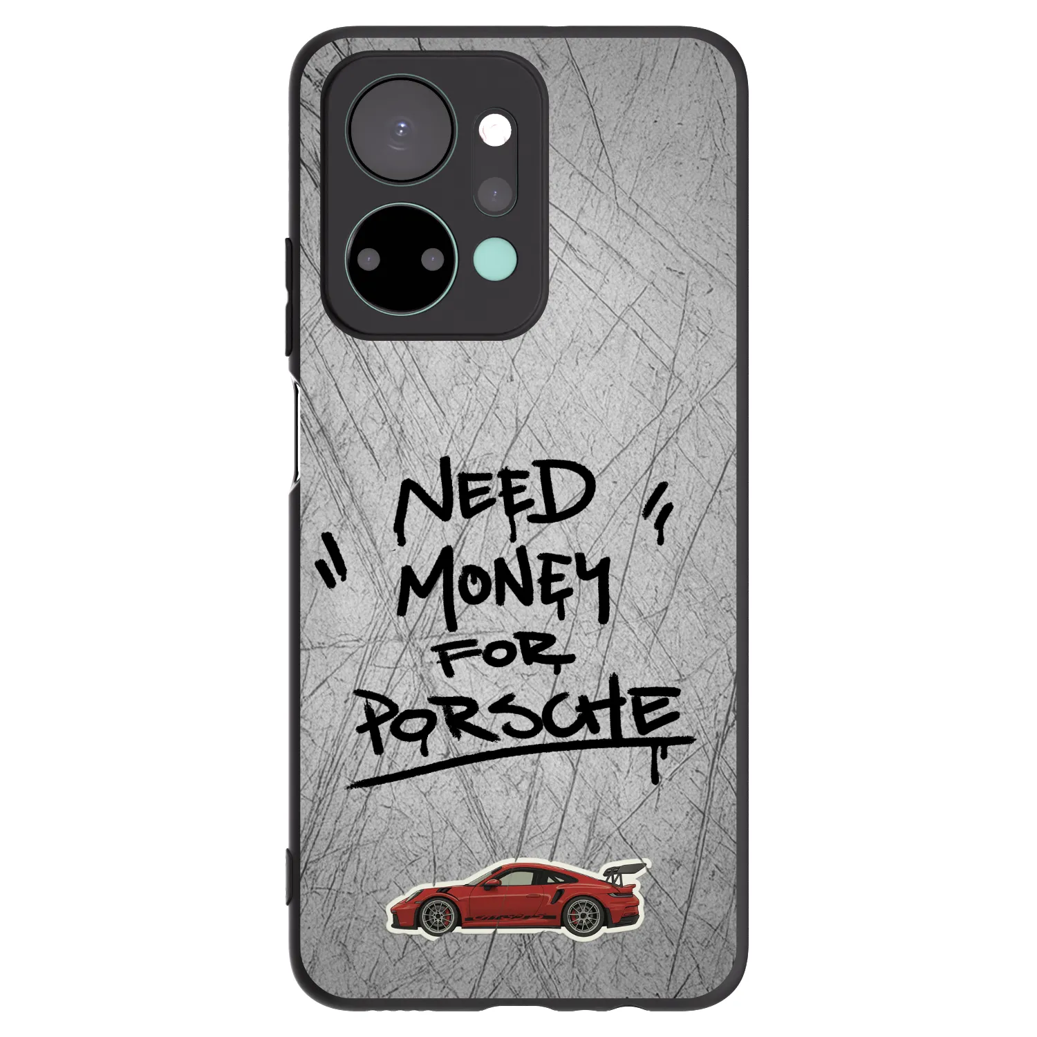 Picasee fekete szilikon tok az alábbi mobiltelefonokra Honor X7a - Grey Drift