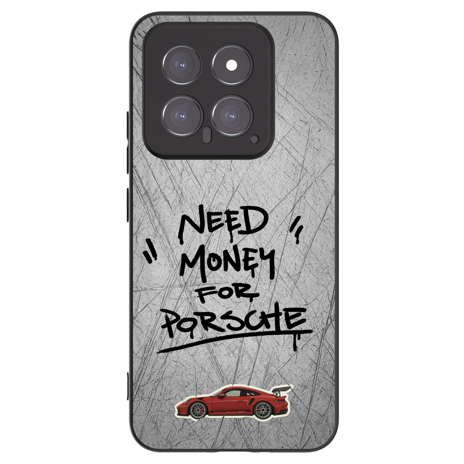 Picasee fekete szilikon tok az alábbi mobiltelefonokra Xiaomi 14 - Grey Drift