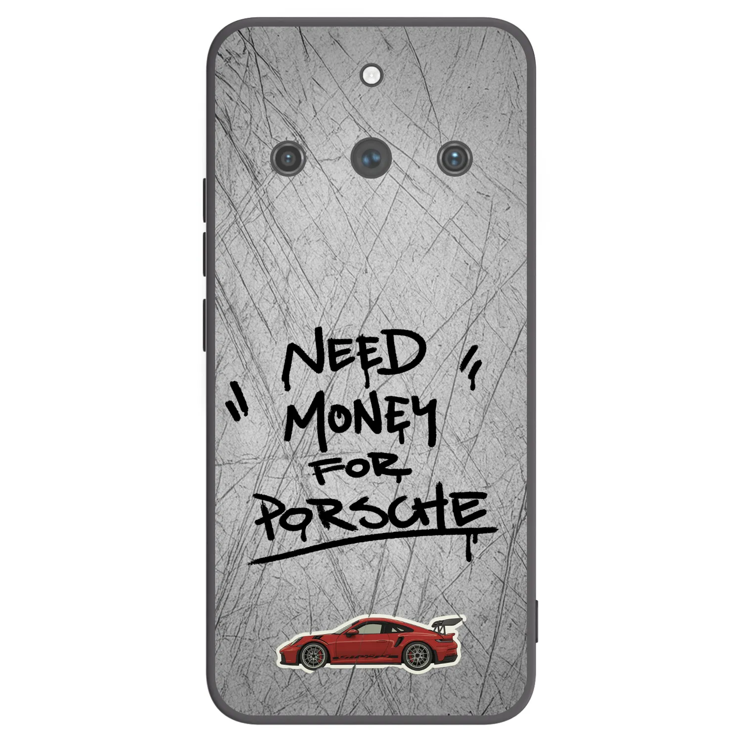 Picasee fekete szilikon tok az alábbi mobiltelefonokra Realme 11 Pro+ - Grey Drift