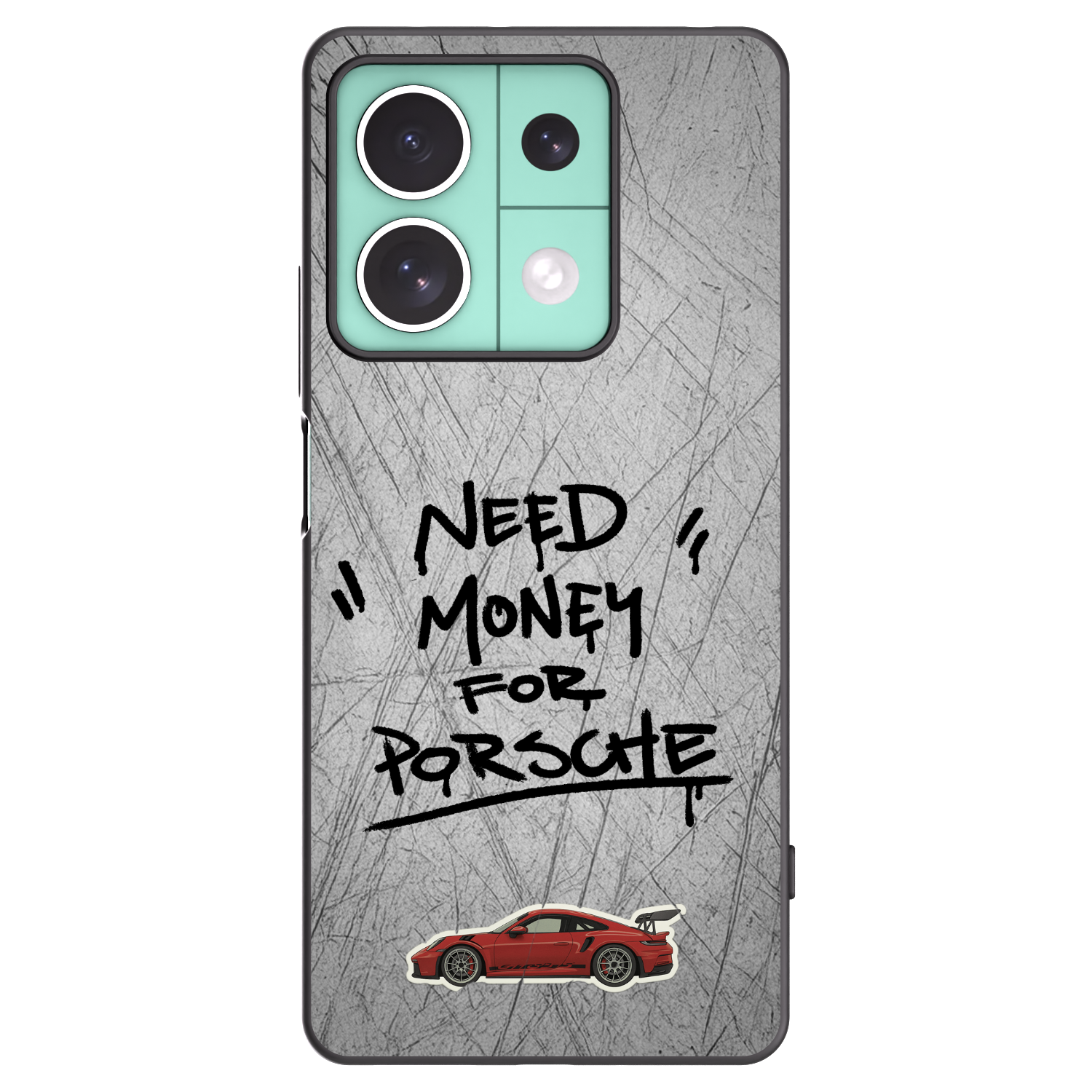 Picasee fekete szilikon tok az alábbi mobiltelefonokra Xiaomi Redmi Note 13 5G - Grey Drift