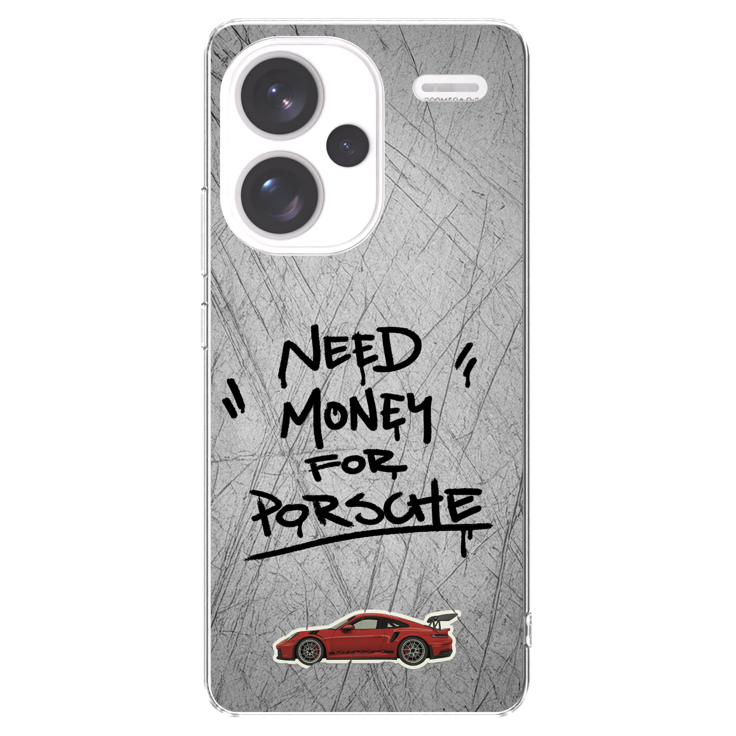 Picasee átlátszó szilikon tok az alábbi mobiltelefonokra Xiaomi Redmi Note 13 Pro+ 5G - Grey Drift