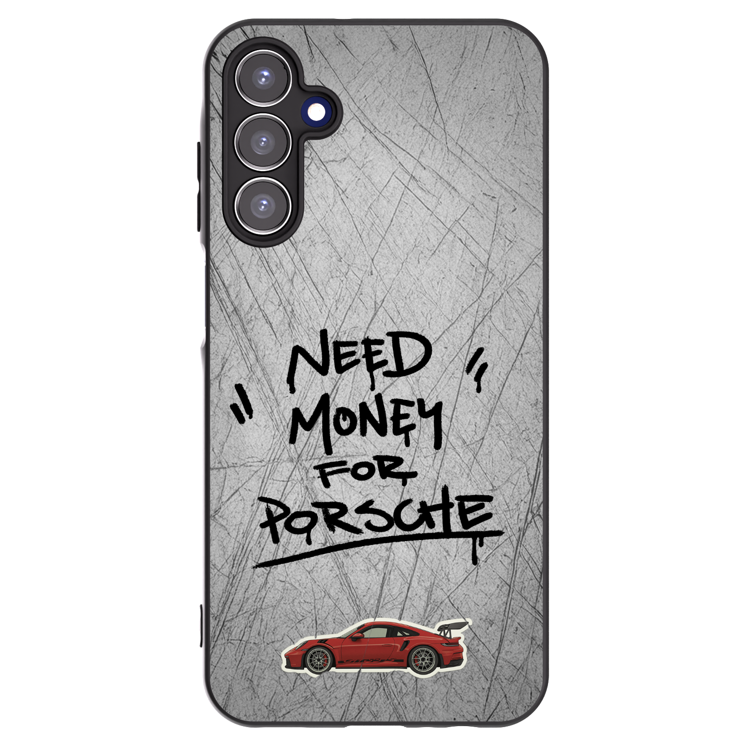 Picasee fekete szilikon tok az alábbi mobiltelefonokra Samsung Galaxy A15 A156B 5G - Grey Drift