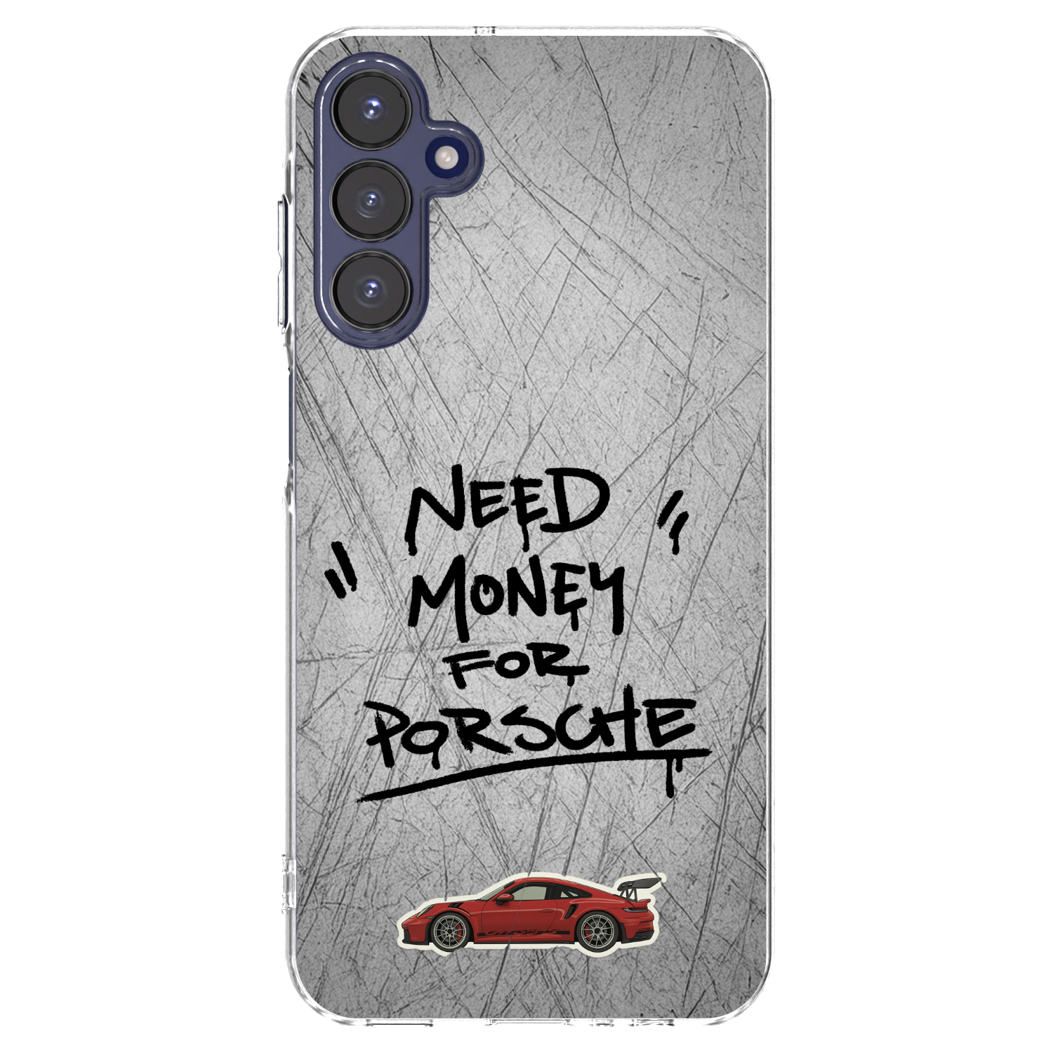 Picasee átlátszó szilikon tok az alábbi mobiltelefonokra Samsung Galaxy A15 A155F 4G - Grey Drift