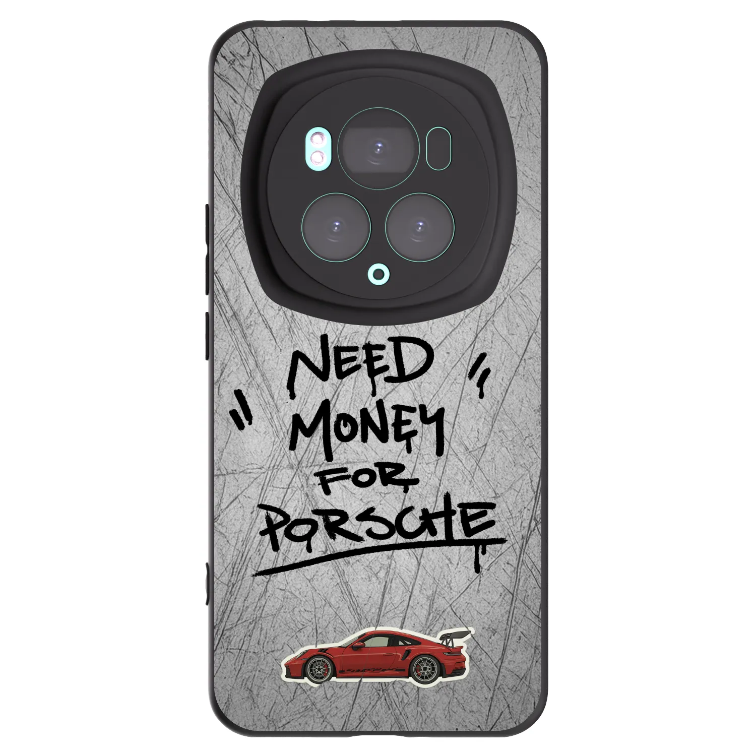 Picasee fekete szilikon tok az alábbi mobiltelefonokra Honor Magic6 Pro - Grey Drift