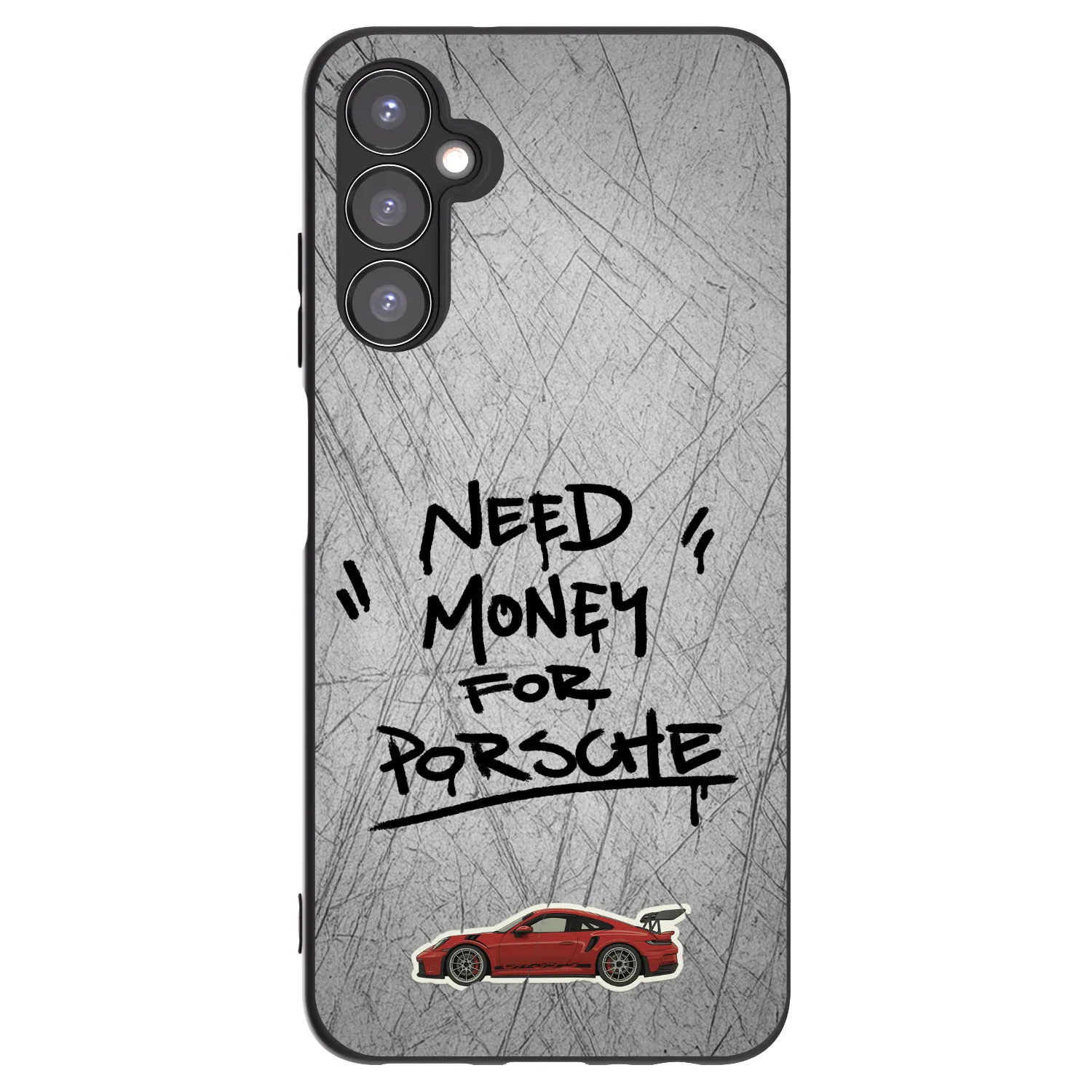 Picasee fekete szilikon tok az alábbi mobiltelefonokra Samsung Galaxy A05s A057G - Grey Drift