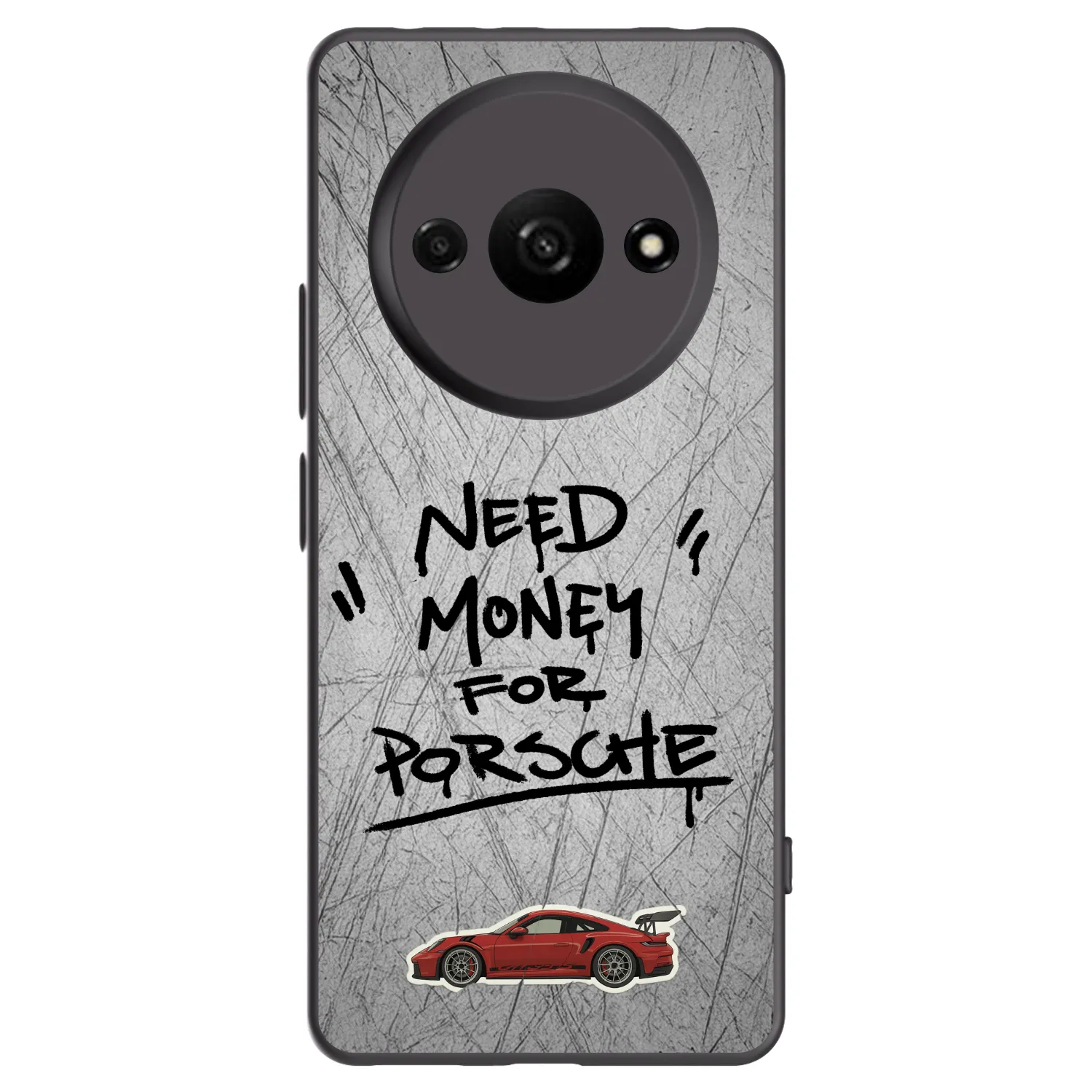 Picasee fekete szilikon tok az alábbi mobiltelefonokra Xiaomi Redmi A3 - Grey Drift