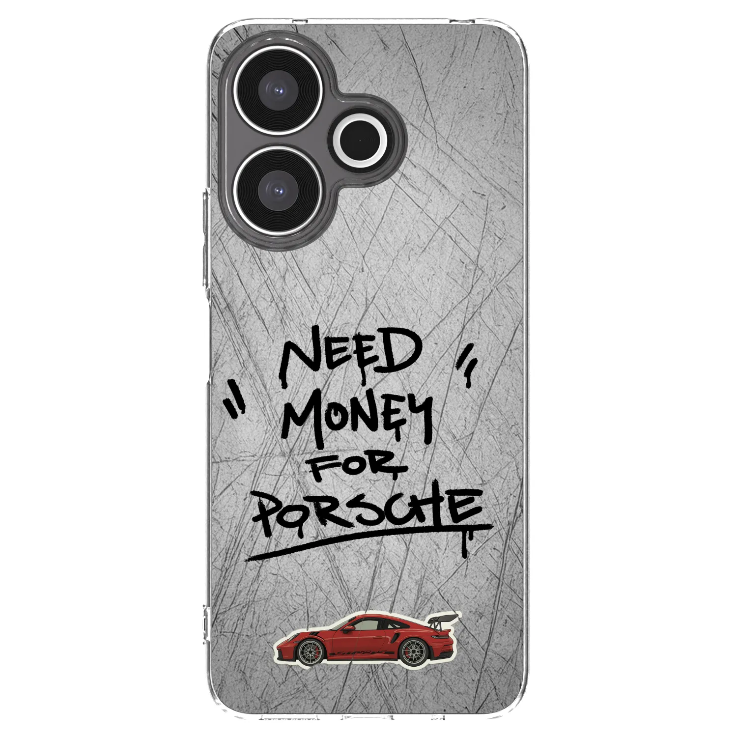 Picasee átlátszó szilikon tok az alábbi mobiltelefonokra Xiaomi Redmi 13 4G - Grey Drift