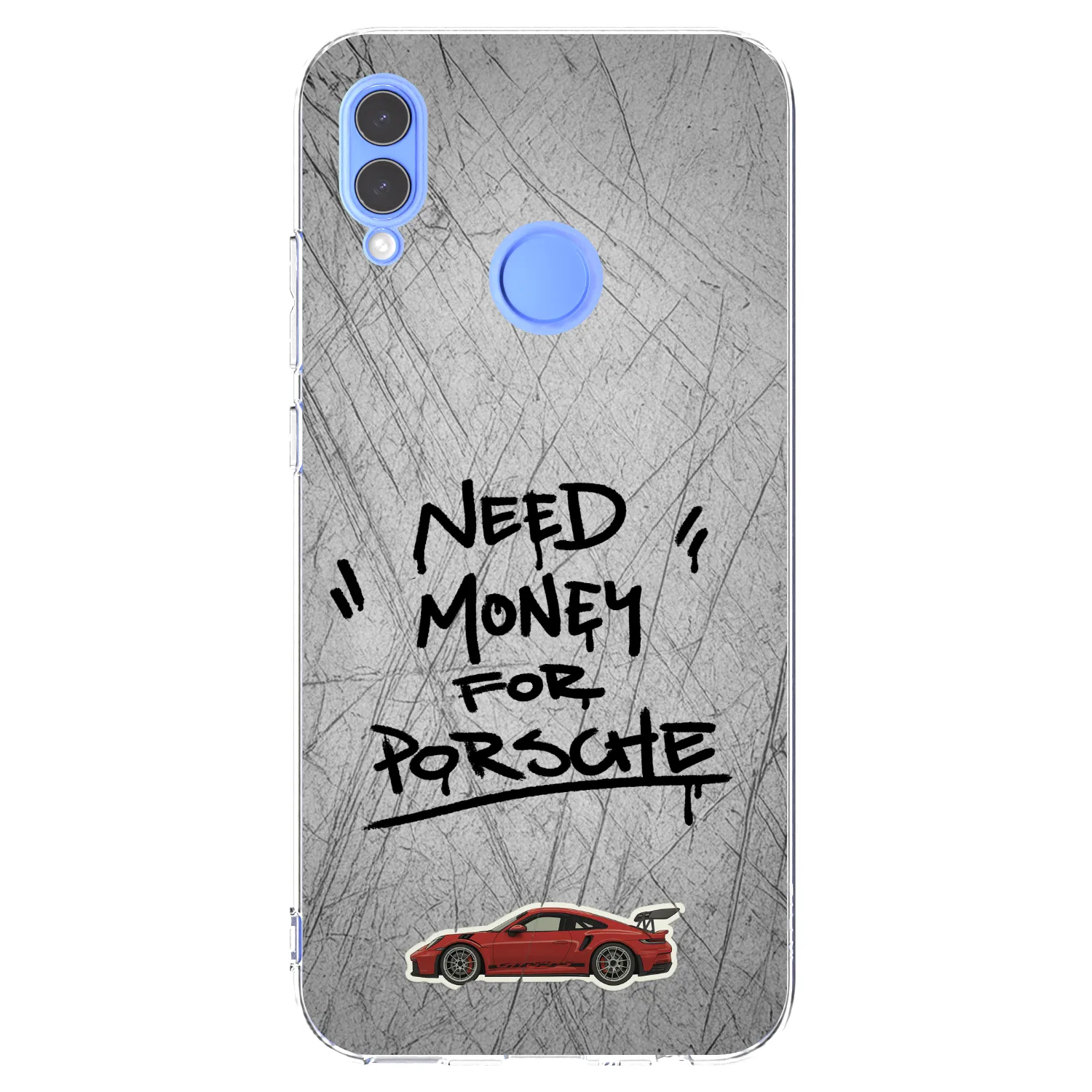 Picasee átlátszó szilikon tok az alábbi mobiltelefonokra Honor 10 Lite - Grey Drift