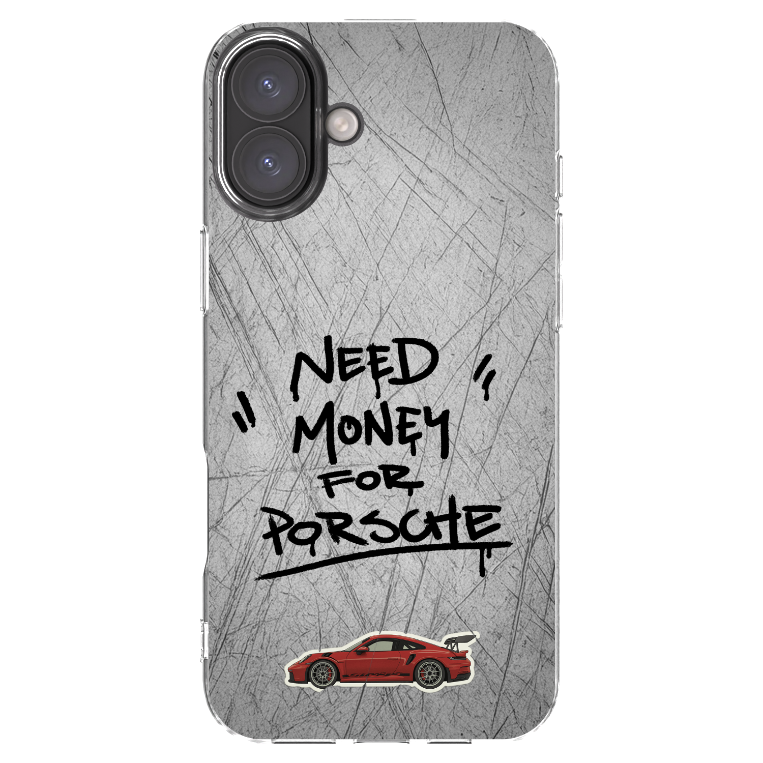 Picasee átlátszó szilikon tok az alábbi mobiltelefonokra Apple iPhone 16 Plus - Grey Drift