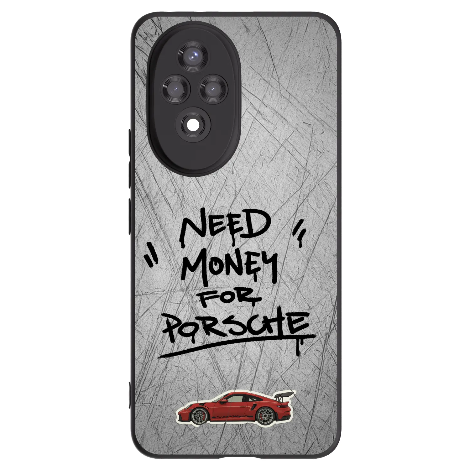 Picasee fekete szilikon tok az alábbi mobiltelefonokra Honor 200 5G - Grey Drift