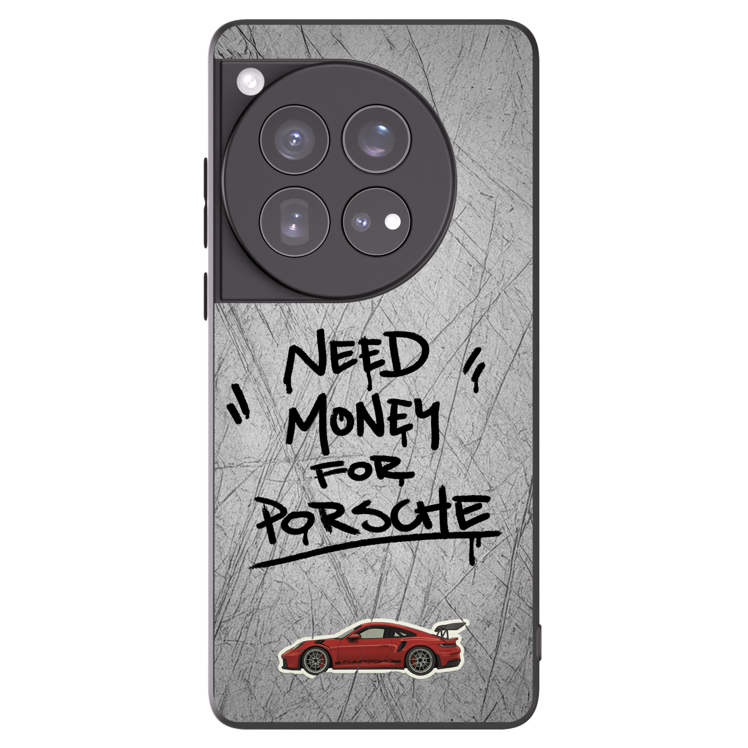 Picasee fekete szilikon tok az alábbi mobiltelefonokra OnePlus 12 5G - Grey Drift