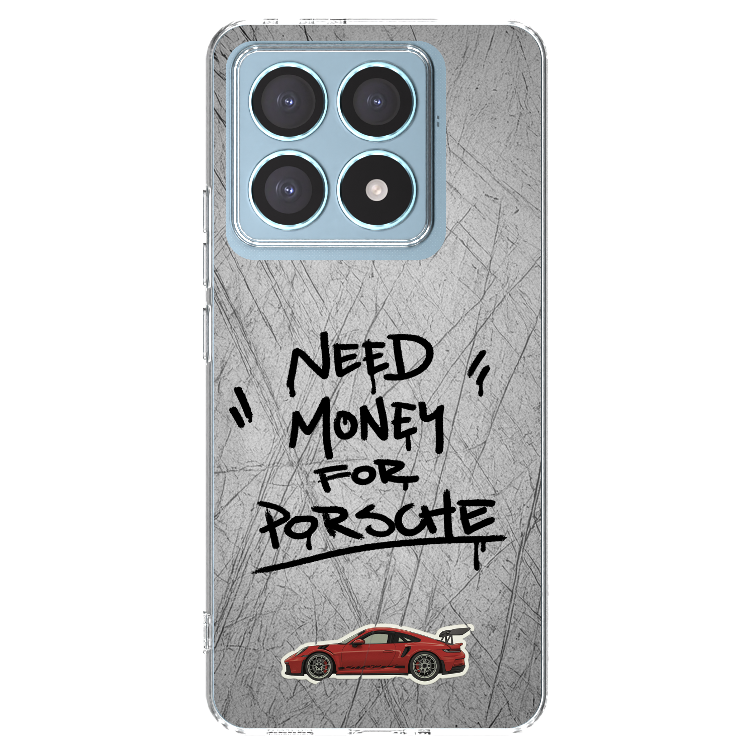 Picasee átlátszó szilikon tok az alábbi mobiltelefonokra Xiaomi 14T Pro - Grey Drift