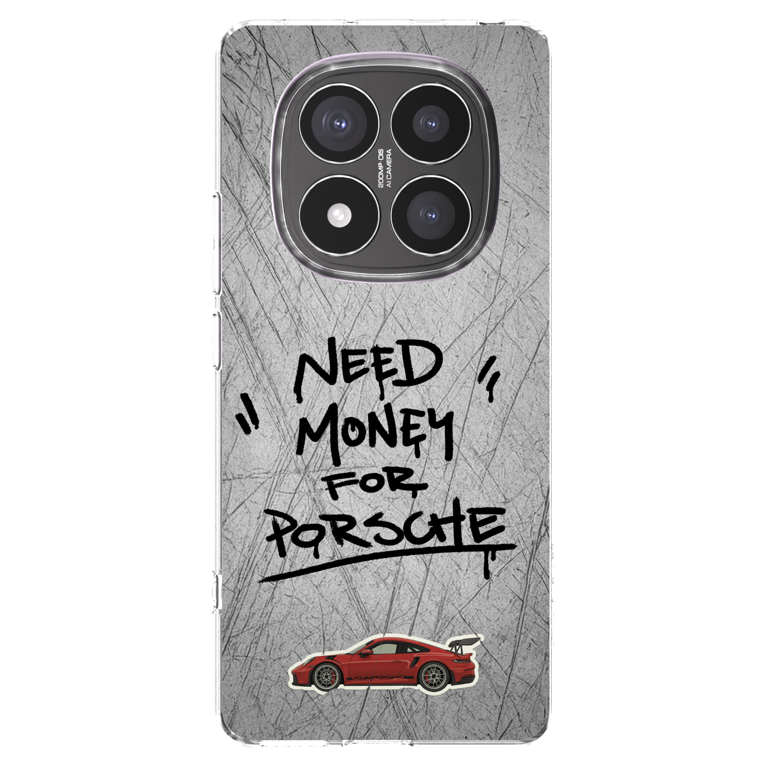 Picasee átlátszó szilikon tok az alábbi mobiltelefonokra Xiaomi Redmi Note 14 Pro+ 5G - Grey Drift