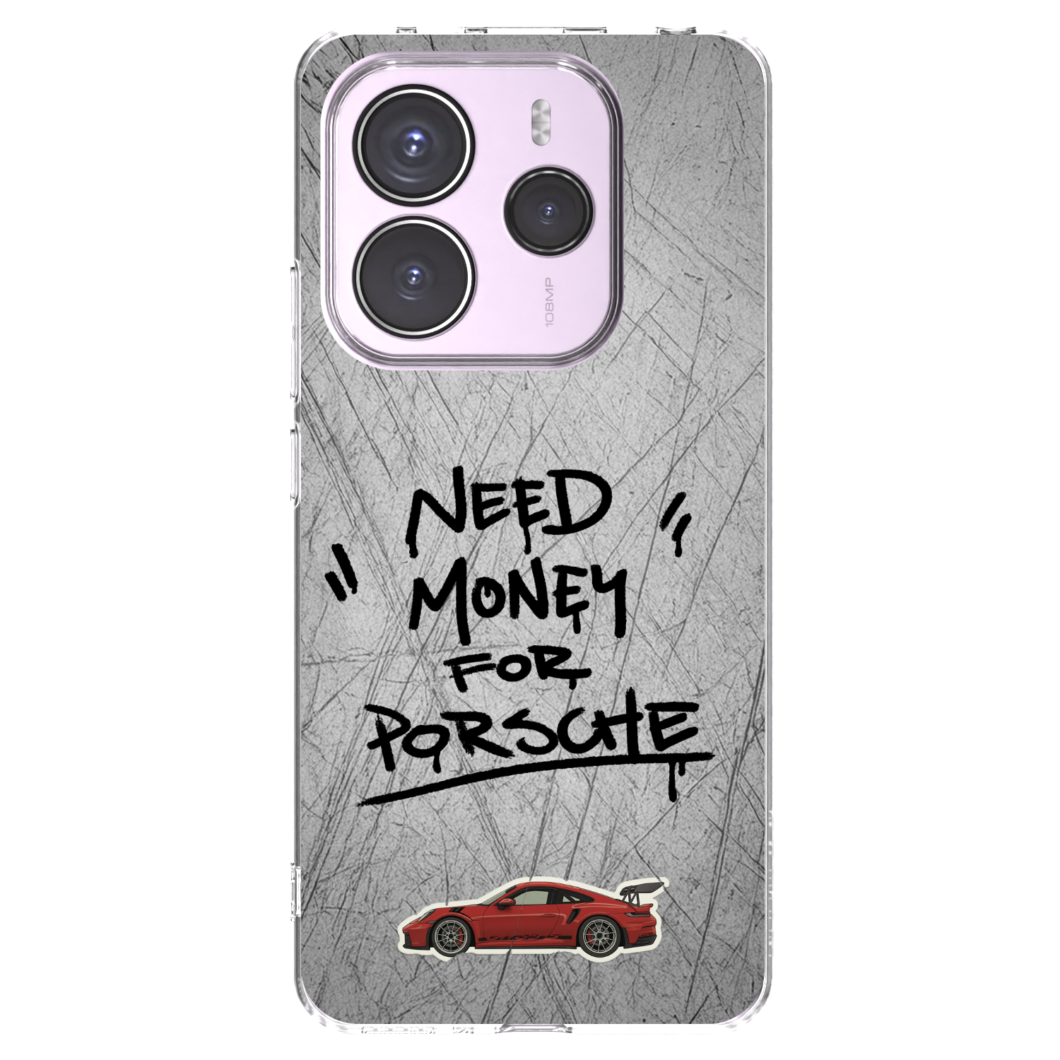 Picasee átlátszó szilikon tok az alábbi mobiltelefonokra Xiaomi Redmi Note 14 5G - Grey Drift