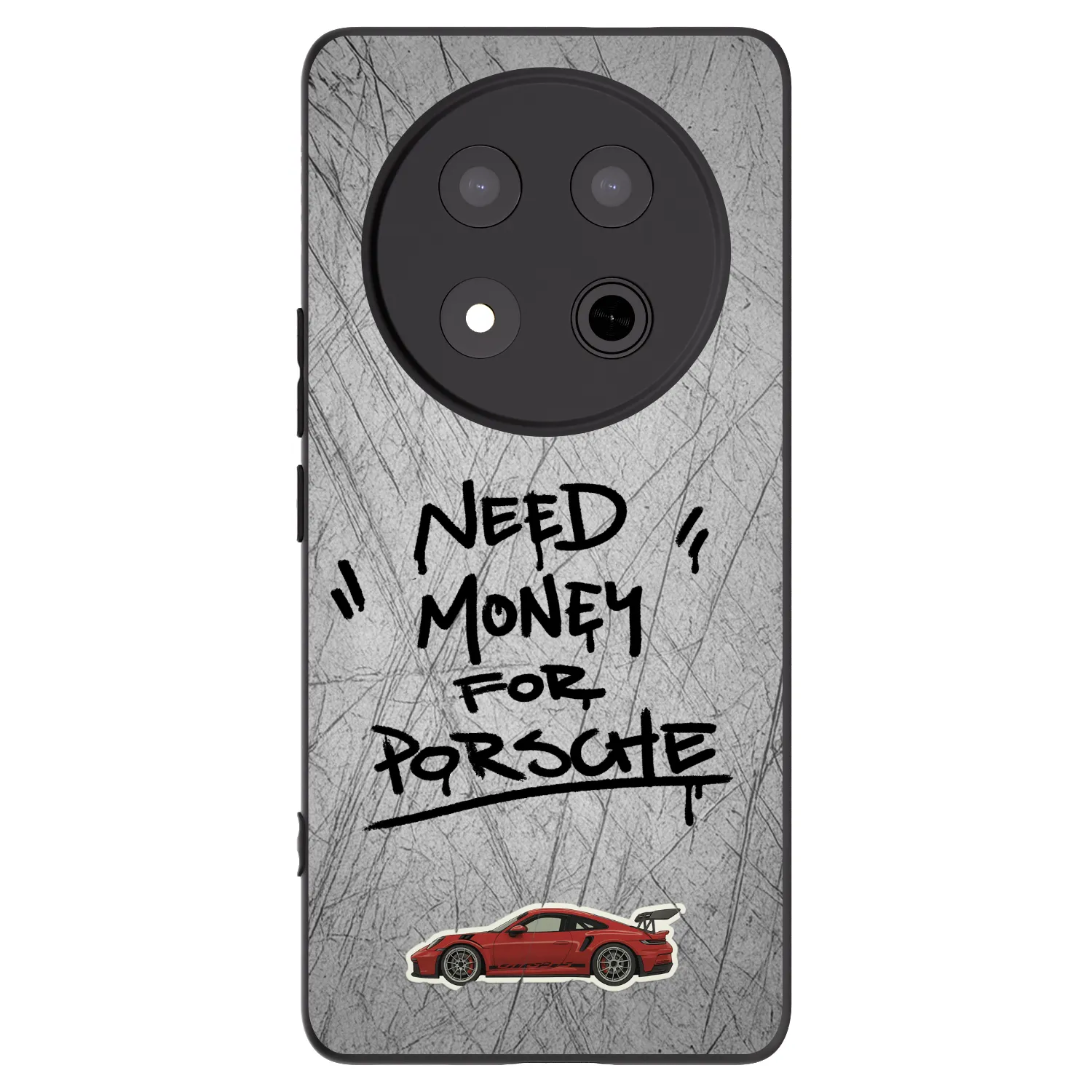 Picasee fekete szilikon tok az alábbi mobiltelefonokra Honor Magic7 Lite 5G - Grey Drift