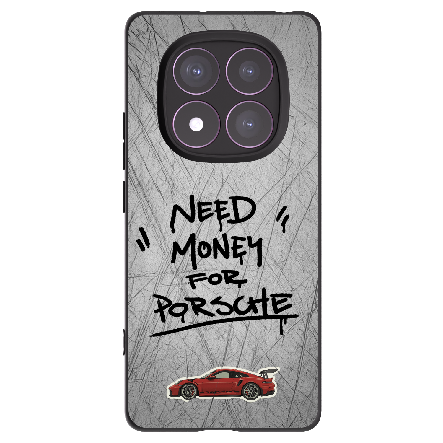 Picasee fekete szilikon tok az alábbi mobiltelefonokra Xiaomi Redmi Note 14 Pro 4G - Grey Drift