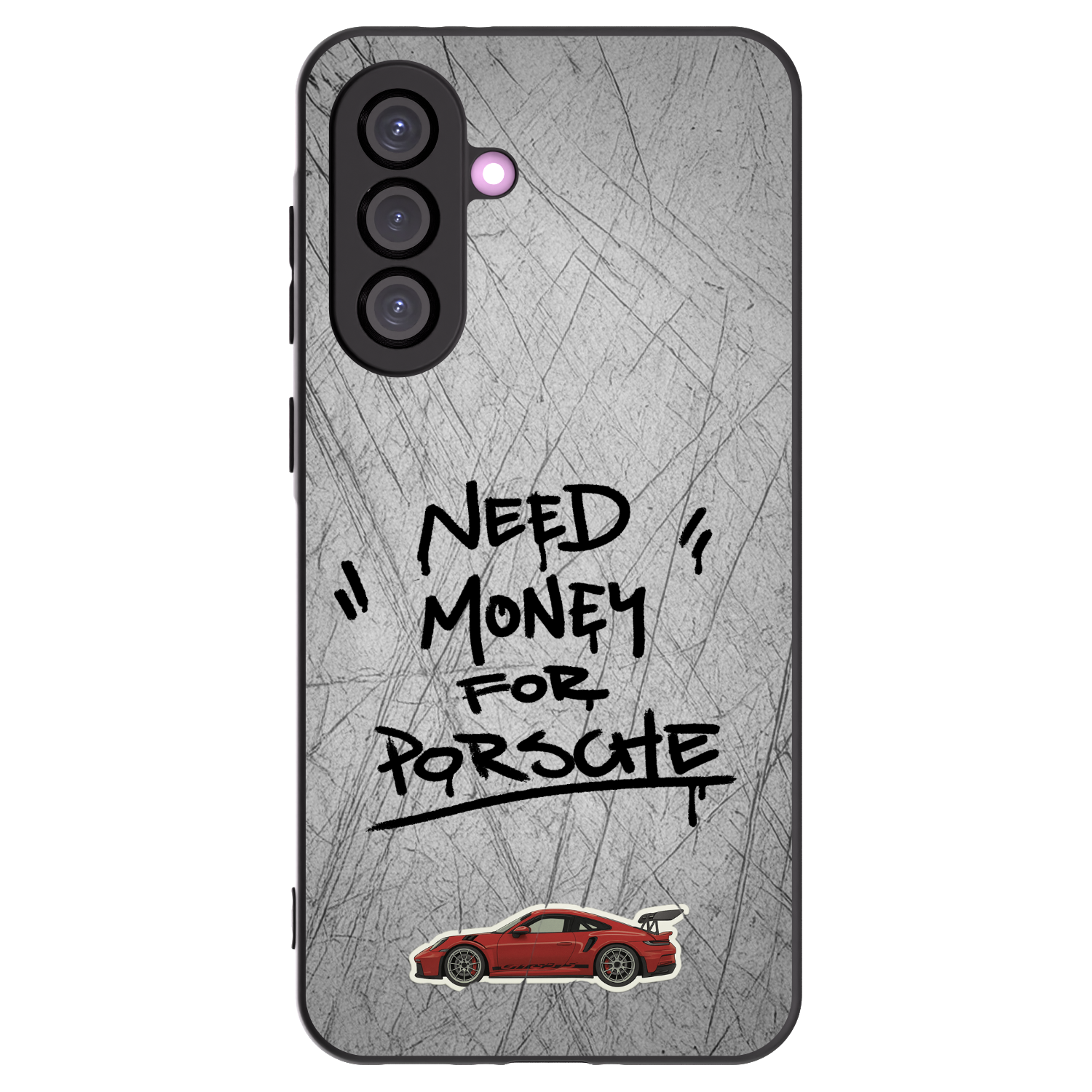 Picasee fekete szilikon tok az alábbi mobiltelefonokra Samsung Galaxy A36 5G - Grey Drift