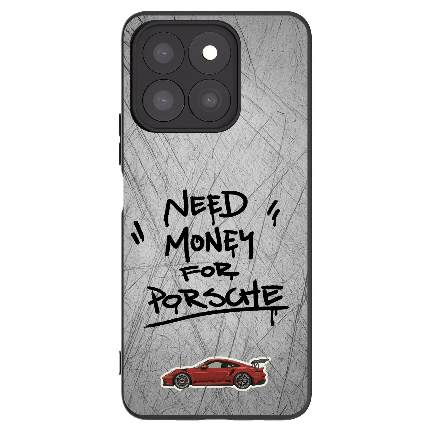 Picasee fekete szilikon tok az alábbi mobiltelefonokra Honor X8c - Grey Drift