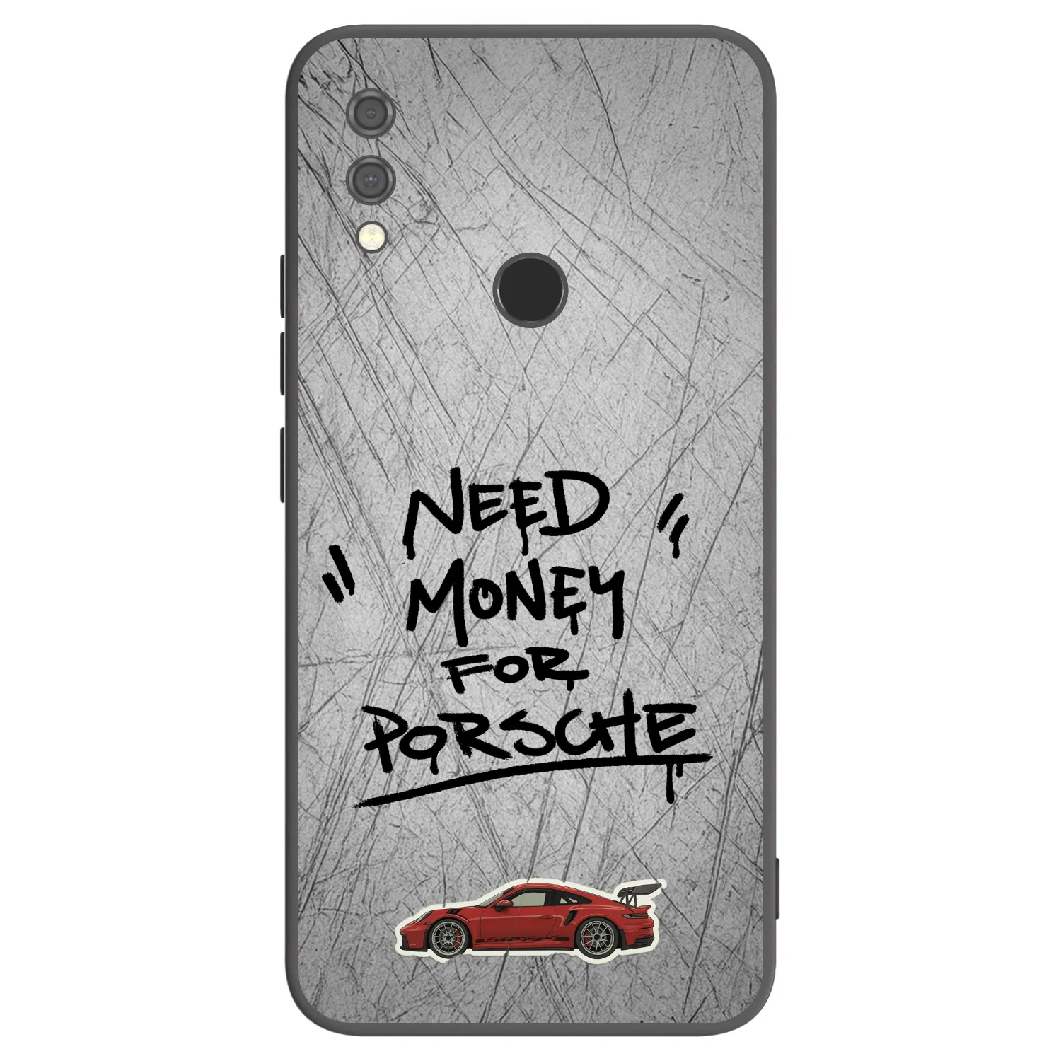 Picasee fekete szilikon tok az alábbi mobiltelefonokra Xiaomi Redmi Note 7 - Grey Drift