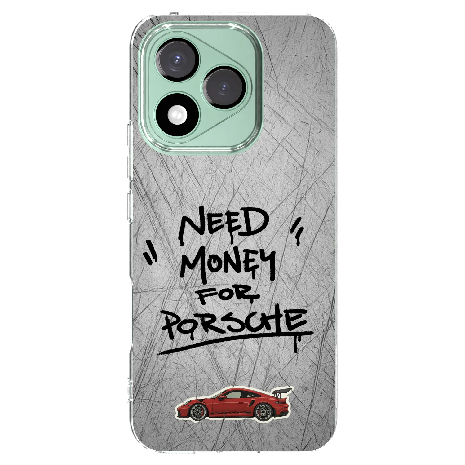 Picasee átlátszó szilikon tok az alábbi mobiltelefonokra Honor 400 Lite 5G - Grey Drift