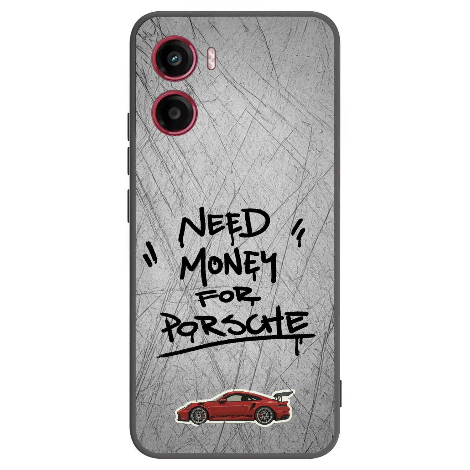 Picasee fekete szilikon tok az alábbi mobiltelefonokra Motorola Moto G05 - Grey Drift