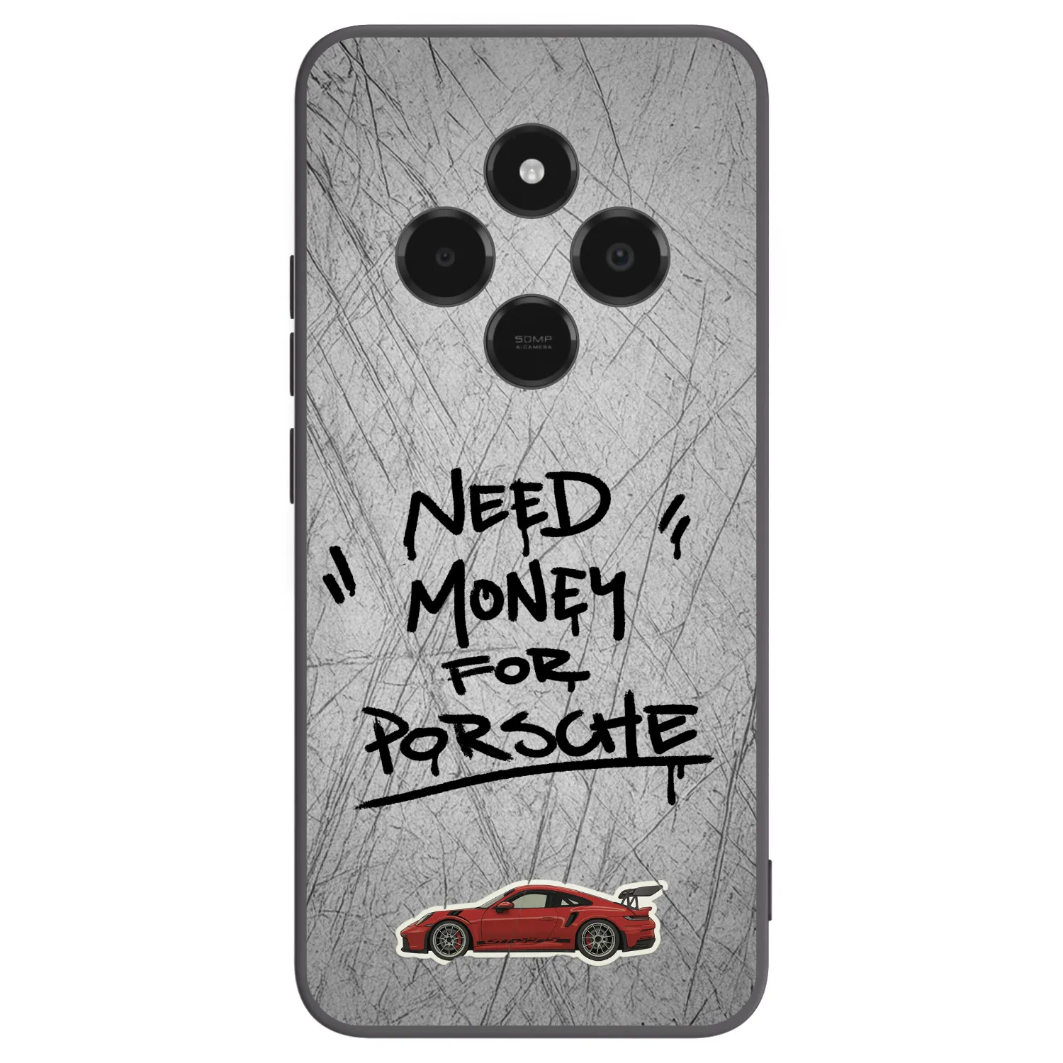 Picasee fekete szilikon tok az alábbi mobiltelefonokra Xiaomi Poco C75 - Grey Drift