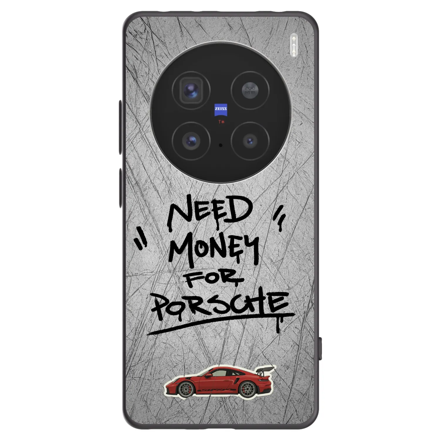 Picasee fekete szilikon tok az alábbi mobiltelefonokra Vivo X200 Pro - Grey Drift