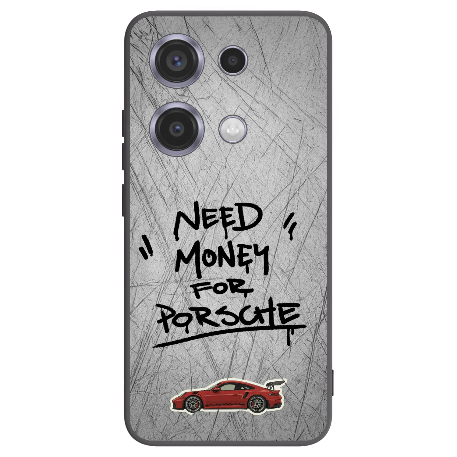 Picasee fekete szilikon tok az alábbi mobiltelefonokra Xiaomi Redmi Note 14S - Grey Drift