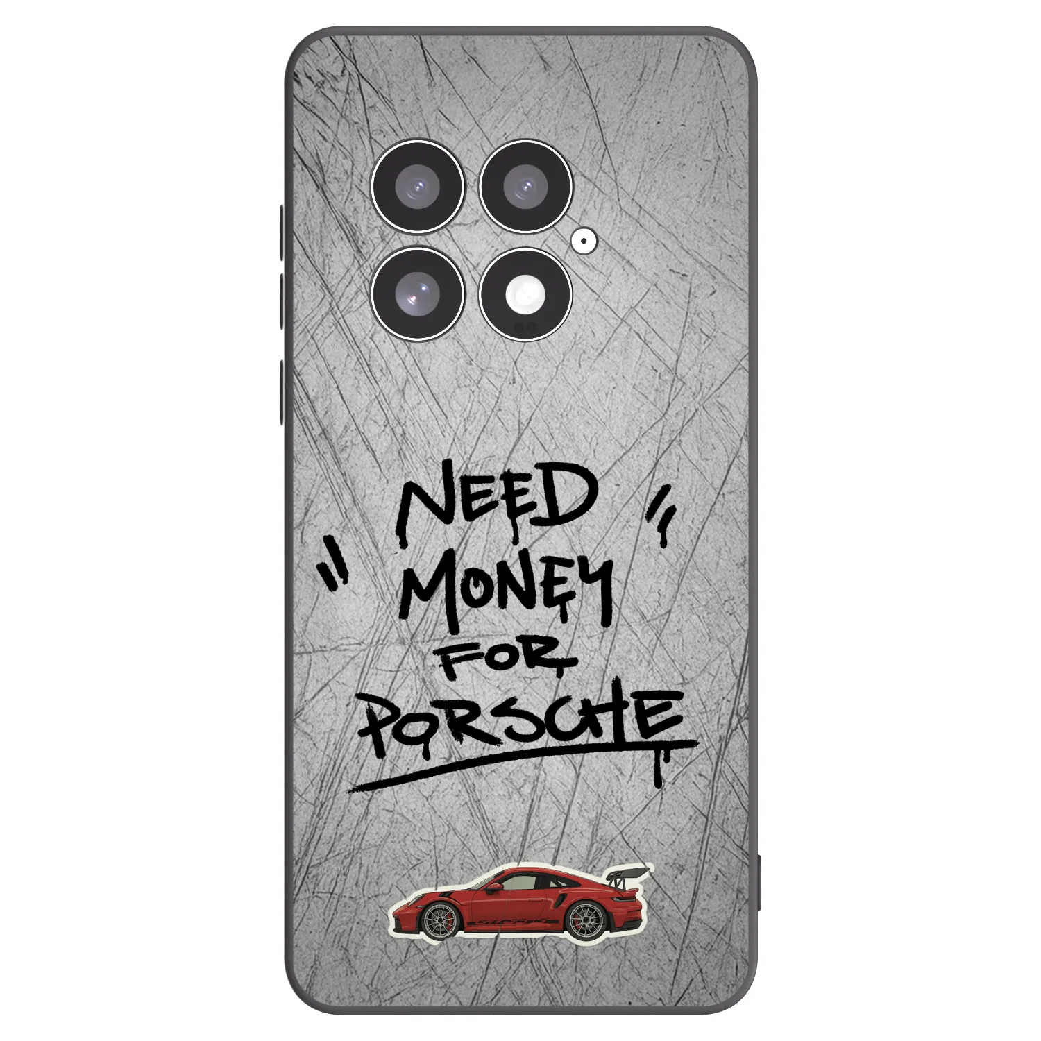 Picasee fekete szilikon tok az alábbi mobiltelefonokra OnePlus 13 5G - Grey Drift