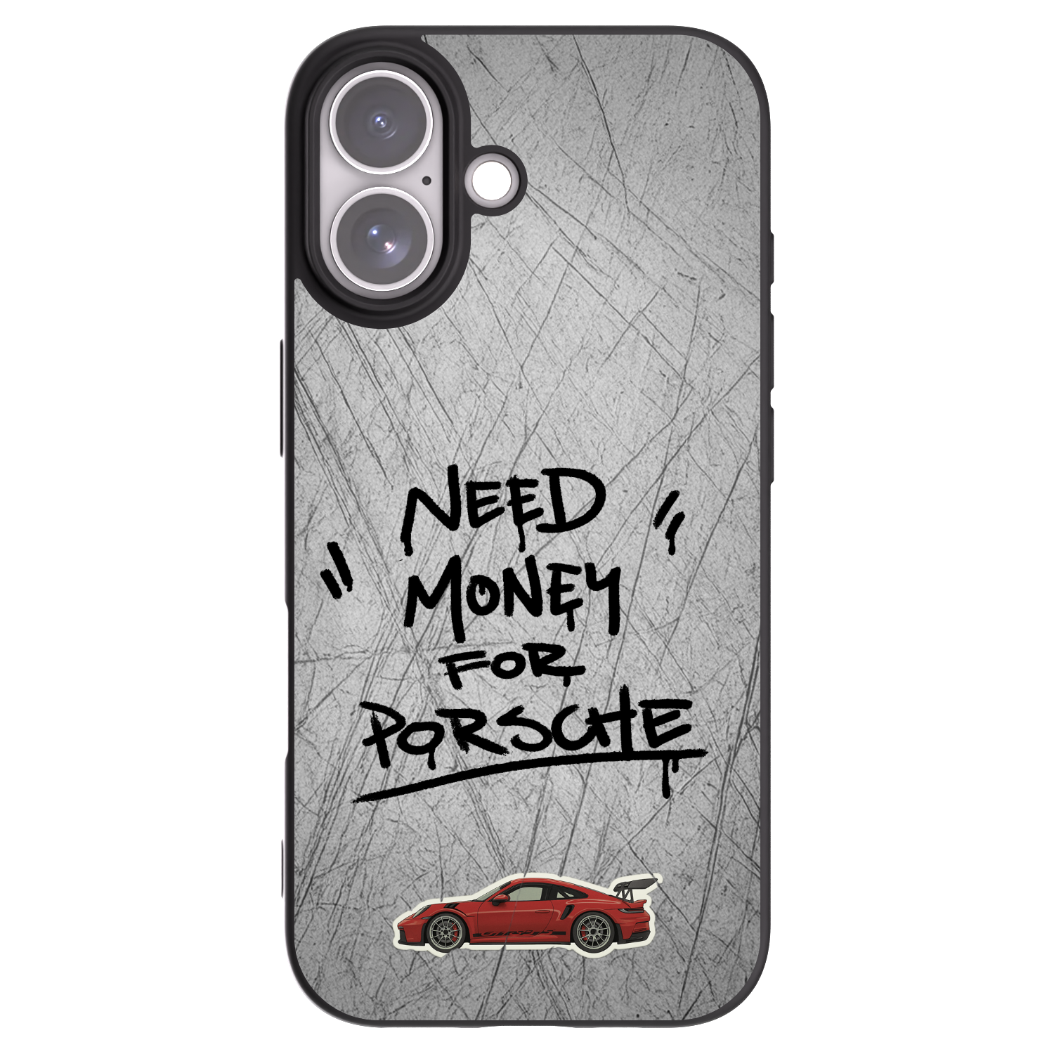 Picasee fekete szilikon tok az alábbi mobiltelefonokra Apple iPhone 17 - Grey Drift