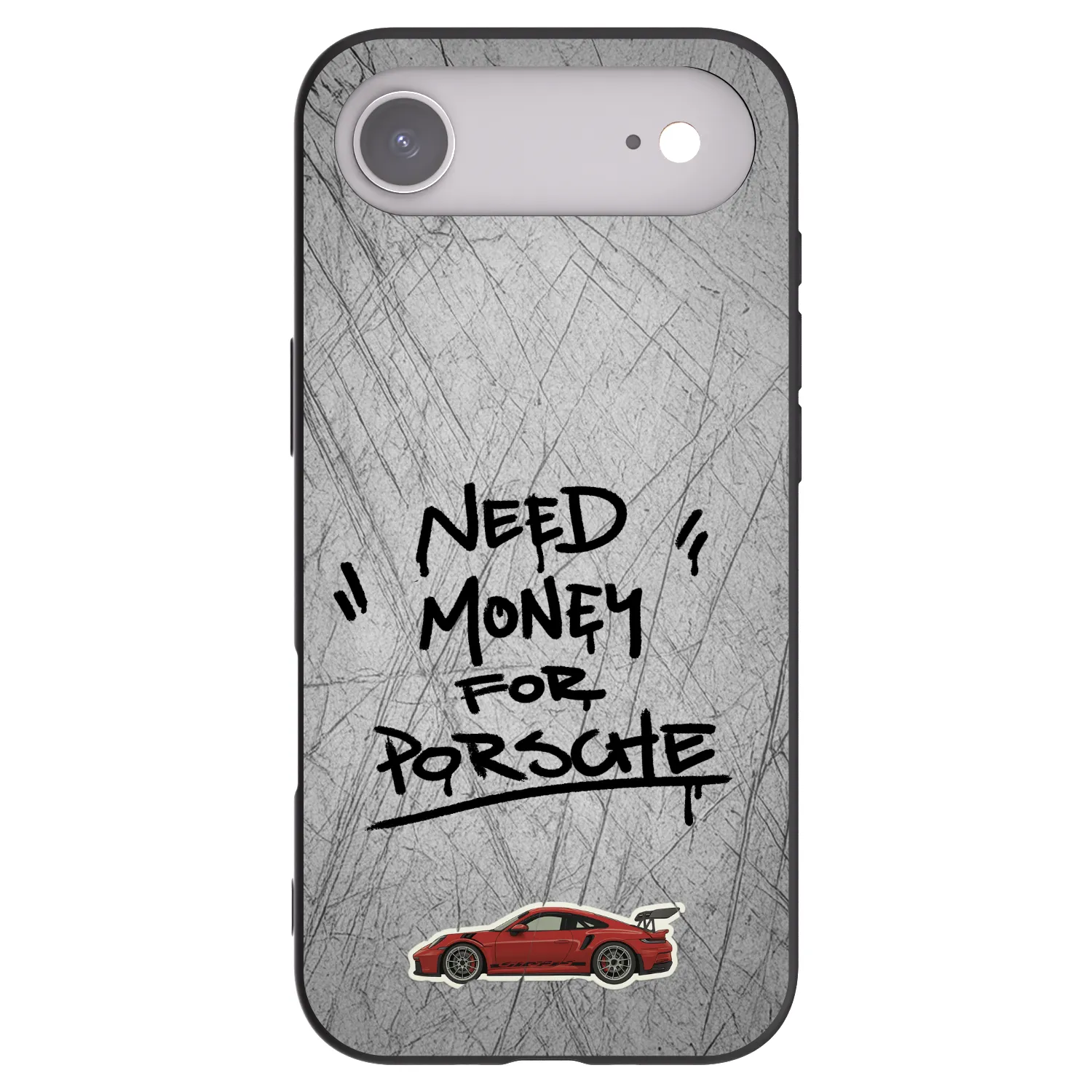 Picasee fekete szilikon tok az alábbi mobiltelefonokra Apple iPhone Air - Grey Drift