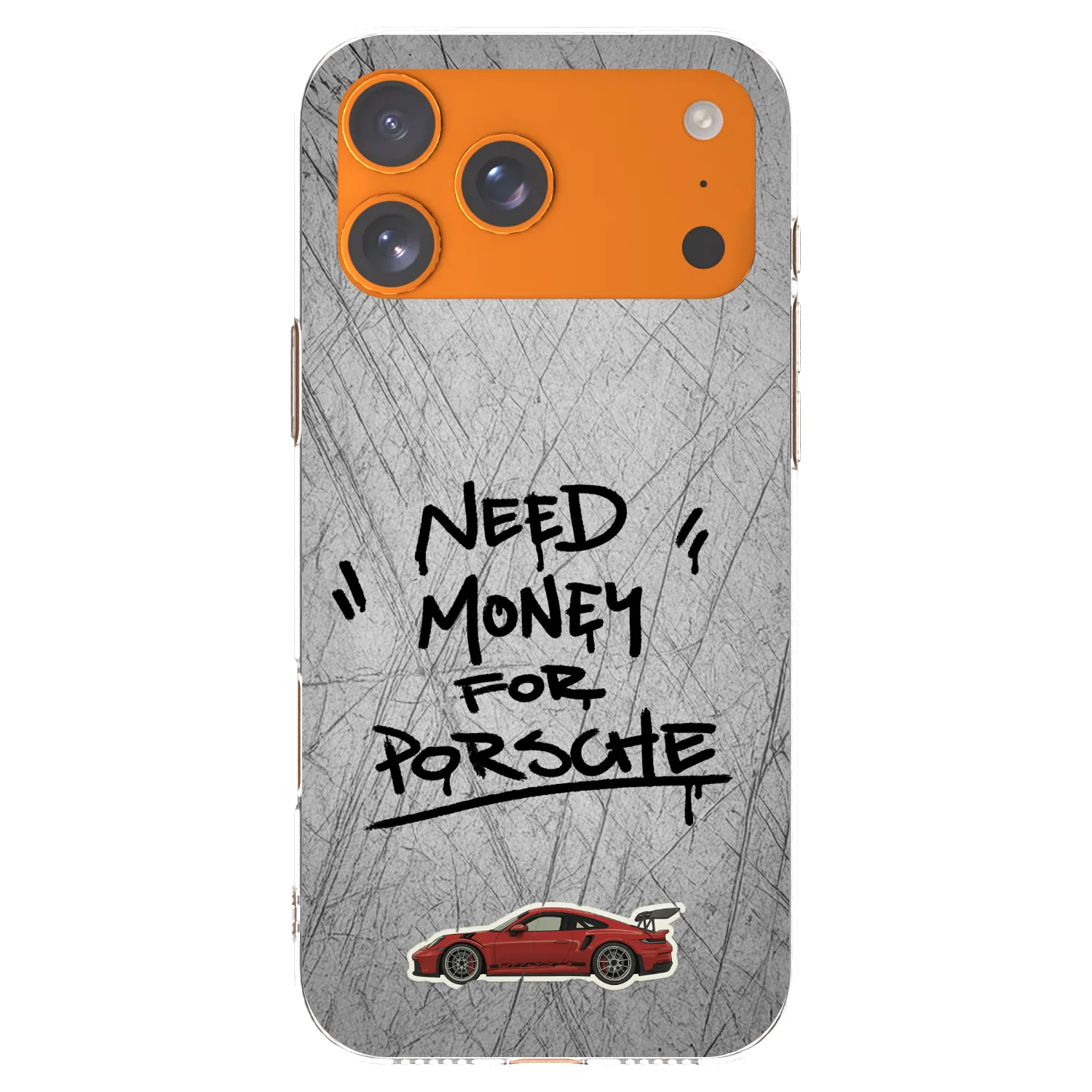 Picasee átlátszó szilikon tok az alábbi mobiltelefonokra Apple iPhone 17 Pro Max - Grey Drift