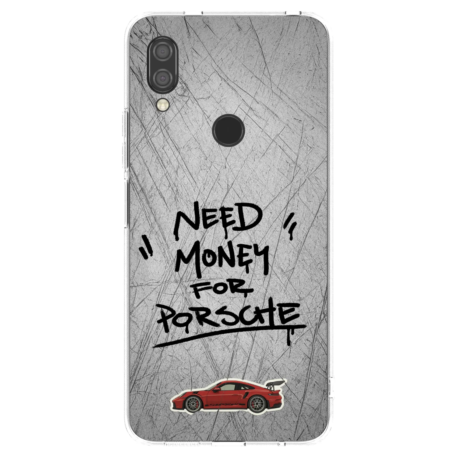 Picasee átlátszó szilikon tok az alábbi mobiltelefonokra Xiaomi Redmi 7 - Grey Drift