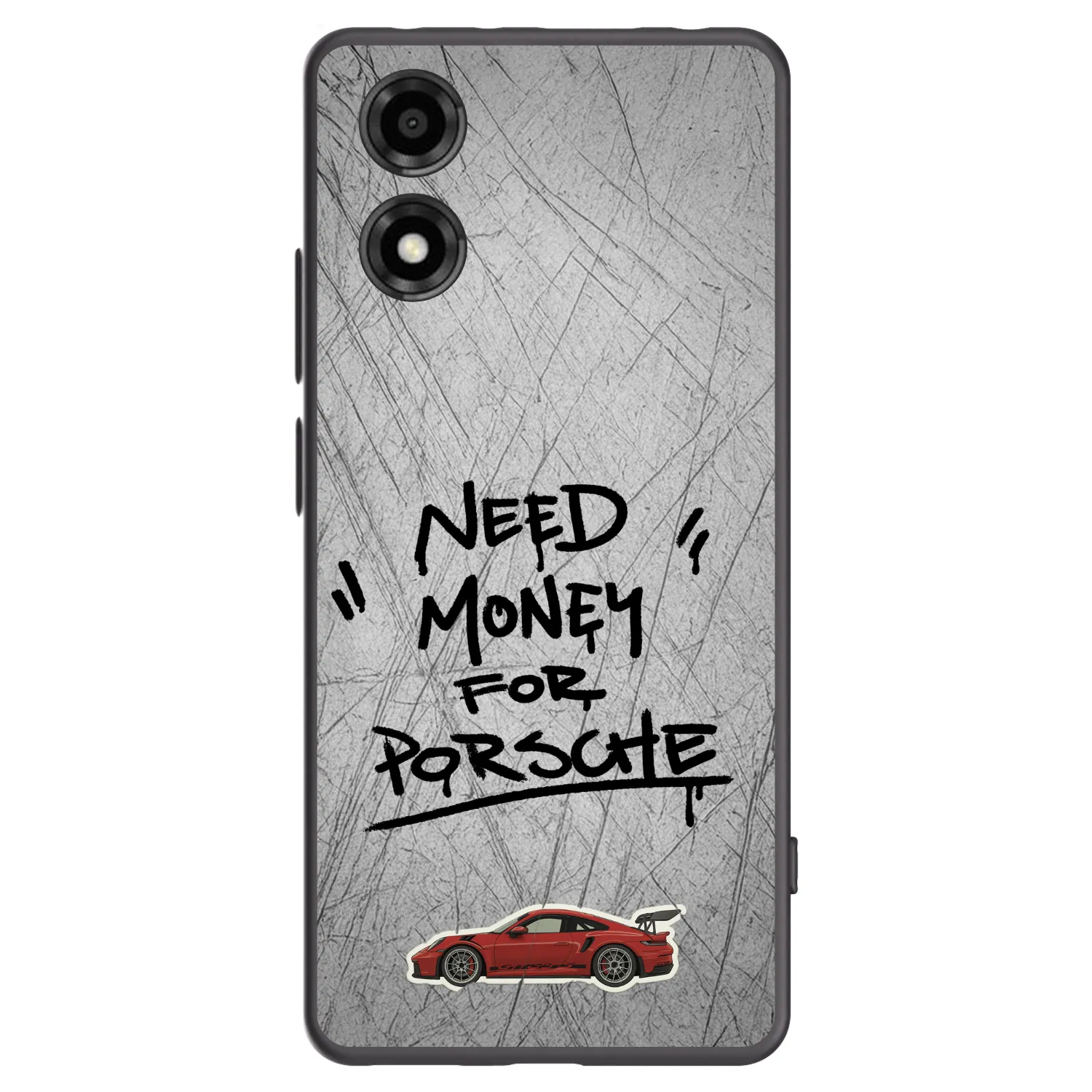 Picasee fekete szilikon tok az alábbi mobiltelefonokra Motorola Moto E14 - Grey Drift