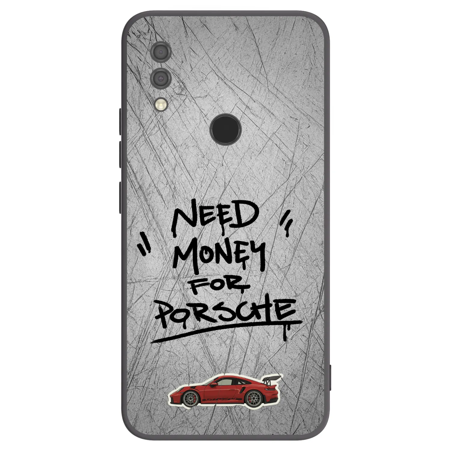 Picasee fekete szilikon tok az alábbi mobiltelefonokra Xiaomi Redmi 7 - Grey Drift