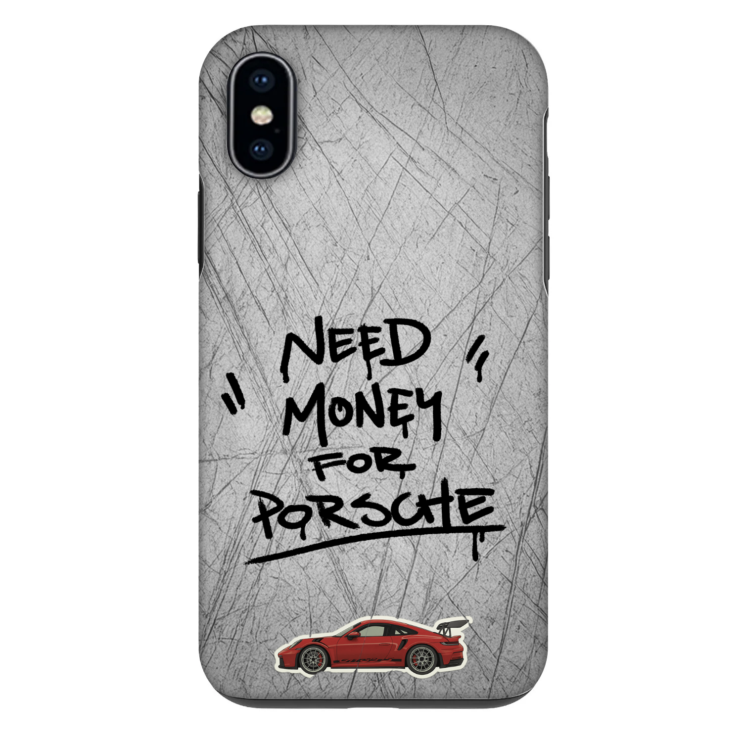 Picasee Fashion Case Apple iPhone X/XS - Grey Drift