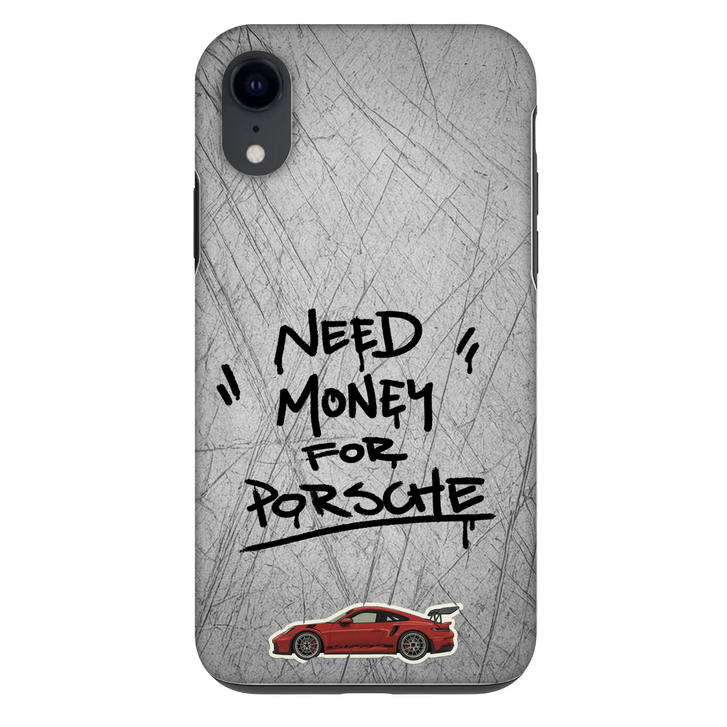 Picasee Fashion Case Apple iPhone XR - Grey Drift