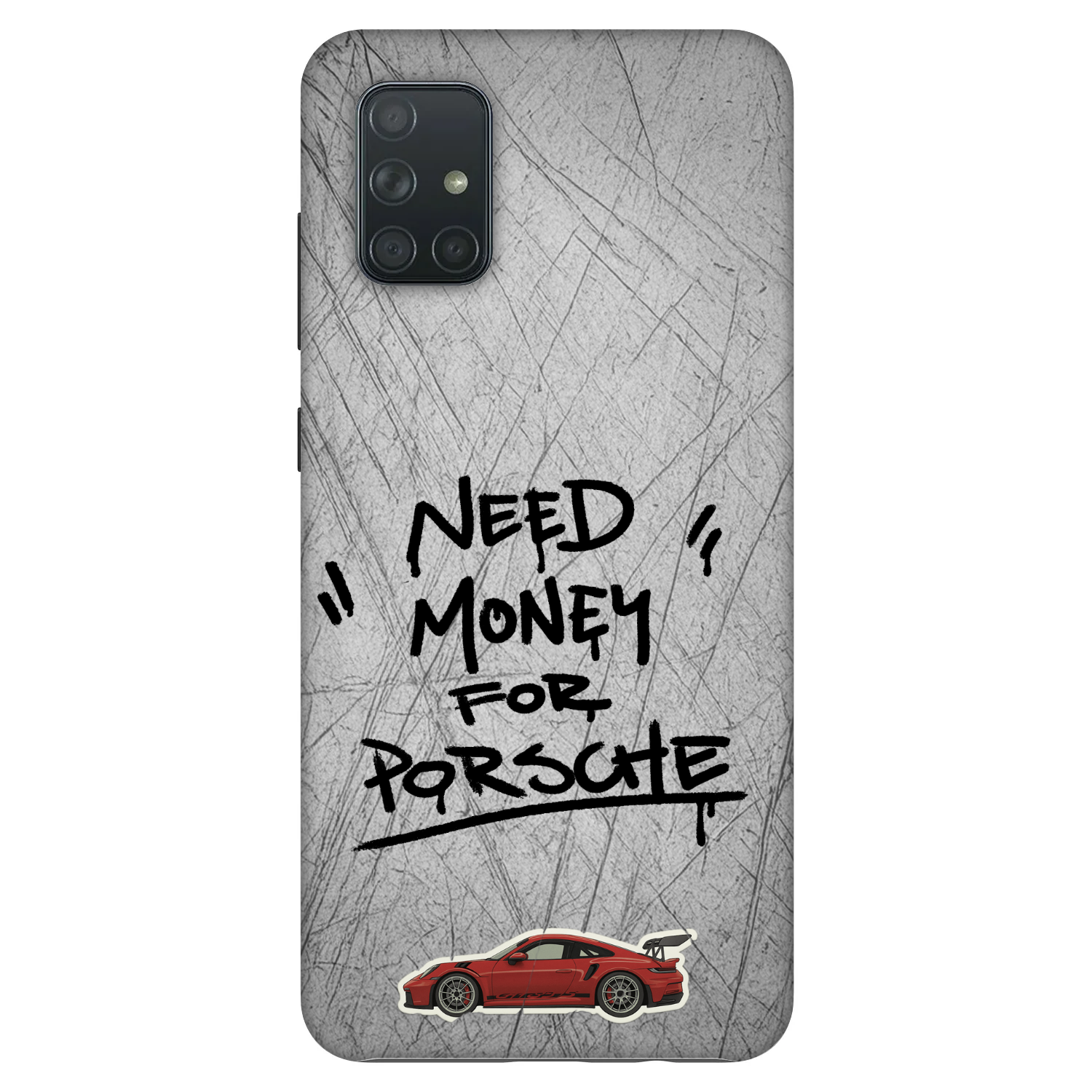 Picasee Fashion Case Samsung Galaxy A71 A715F - Grey Drift