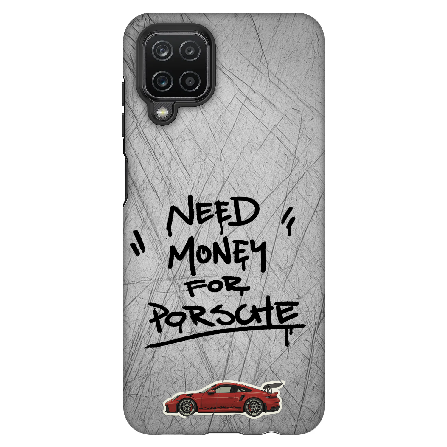 Picasee Fashion Case Samsung Galaxy A12 A125F - Grey Drift