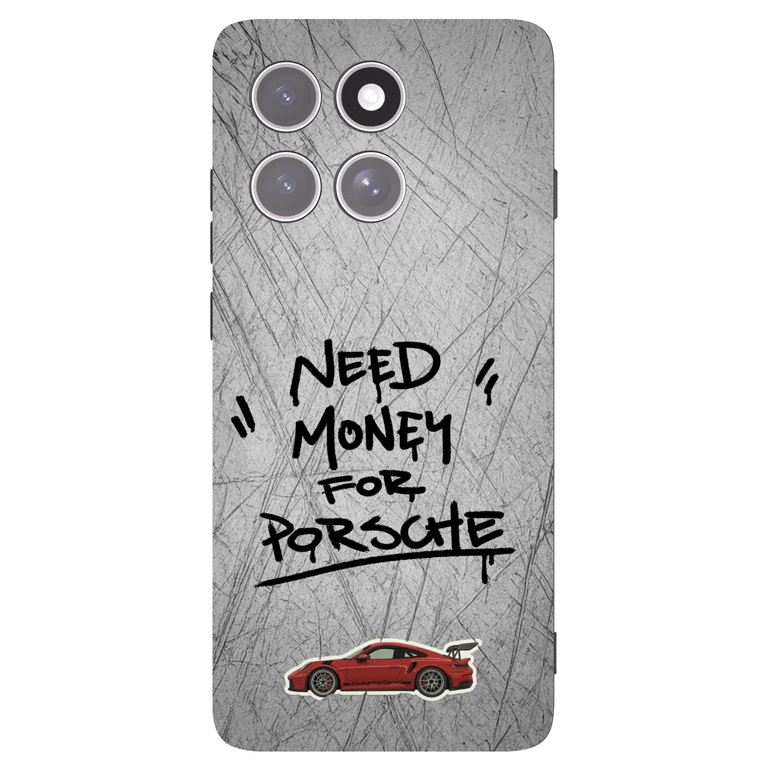 Picasee fekete szilikon tok az alábbi mobiltelefonokra Motorola Edge 60 Pro - Grey Drift