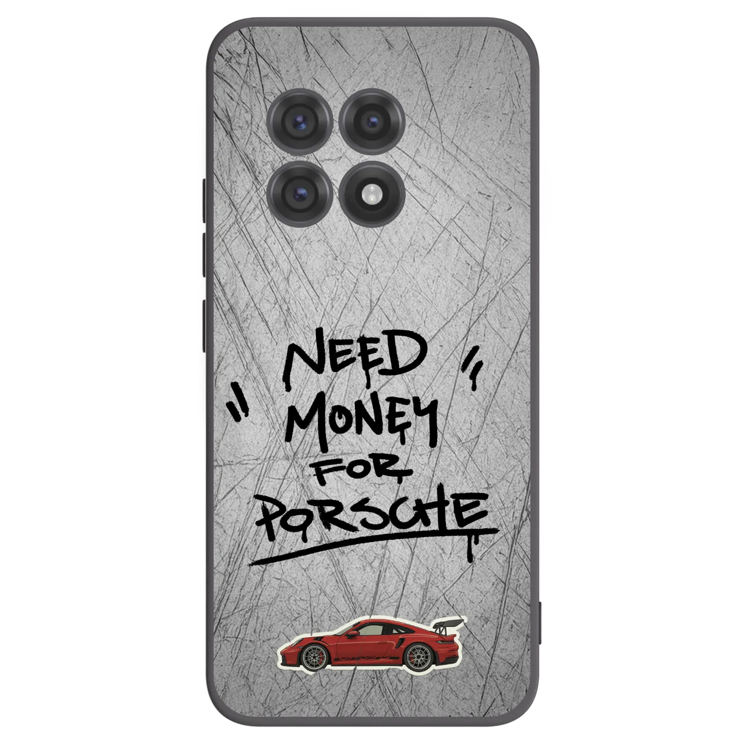 Picasee fekete szilikon tok az alábbi mobiltelefonokra OnePlus 13R 5G - Grey Drift