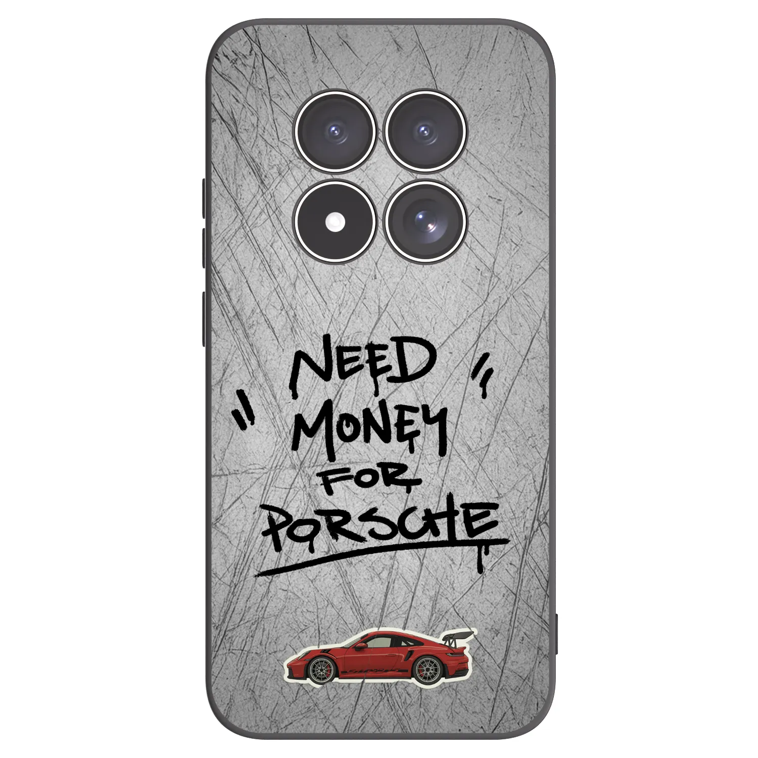 Picasee fekete szilikon tok az alábbi mobiltelefonokra Xiaomi Redmi Note 15 Pro 4G - Grey Drift