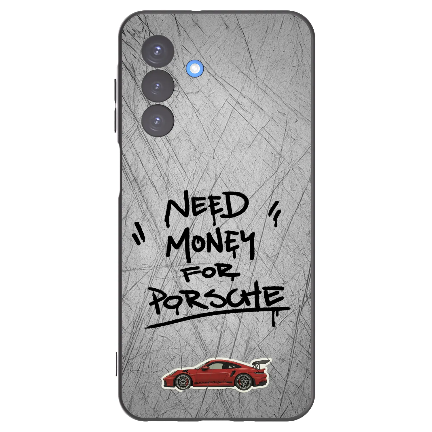 Picasee fekete szilikon tok az alábbi mobiltelefonokra Samsung Galaxy A17 5G - Grey Drift